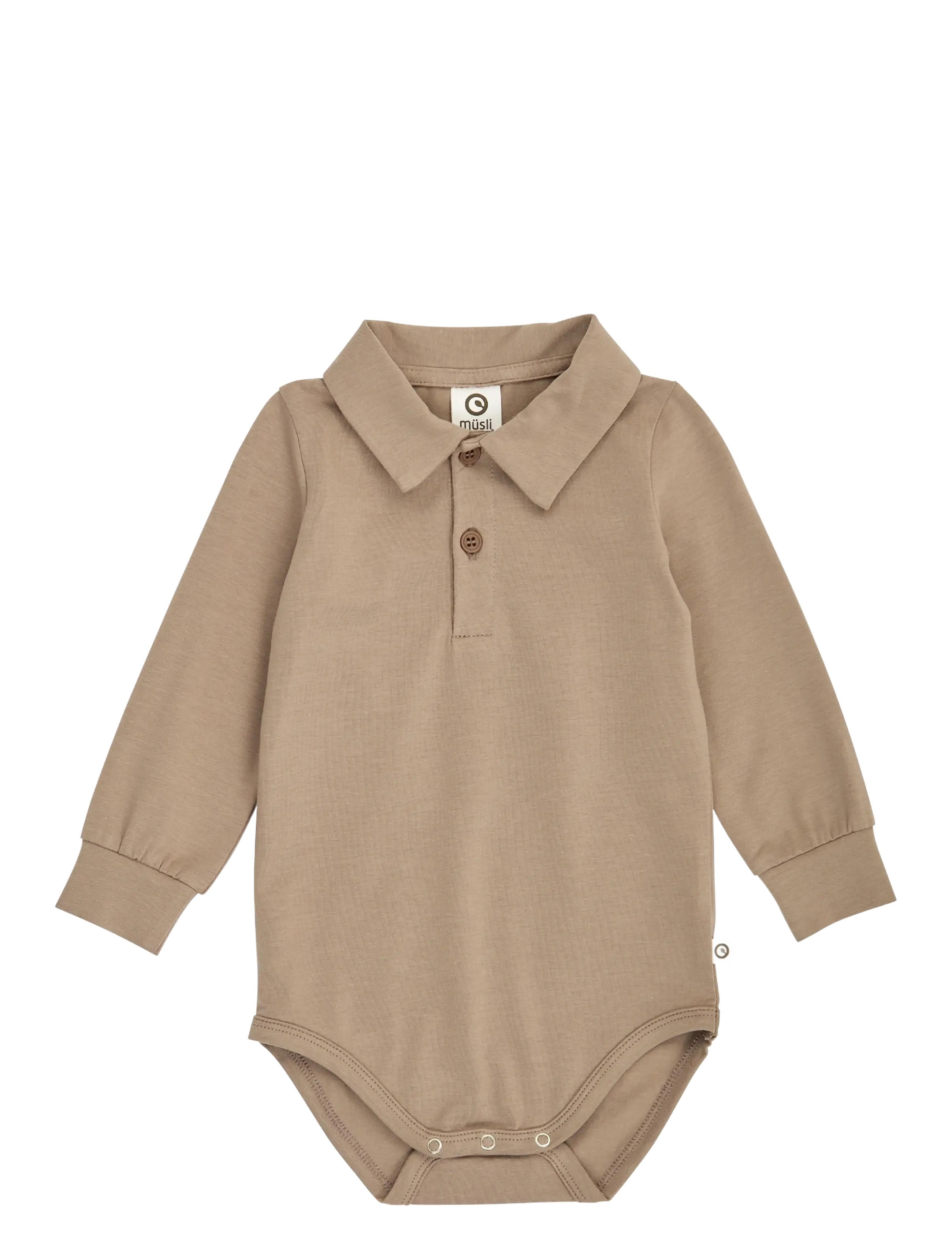 Müsli Cozy me l/s shirt body - Kleidung - WALNUT / brown