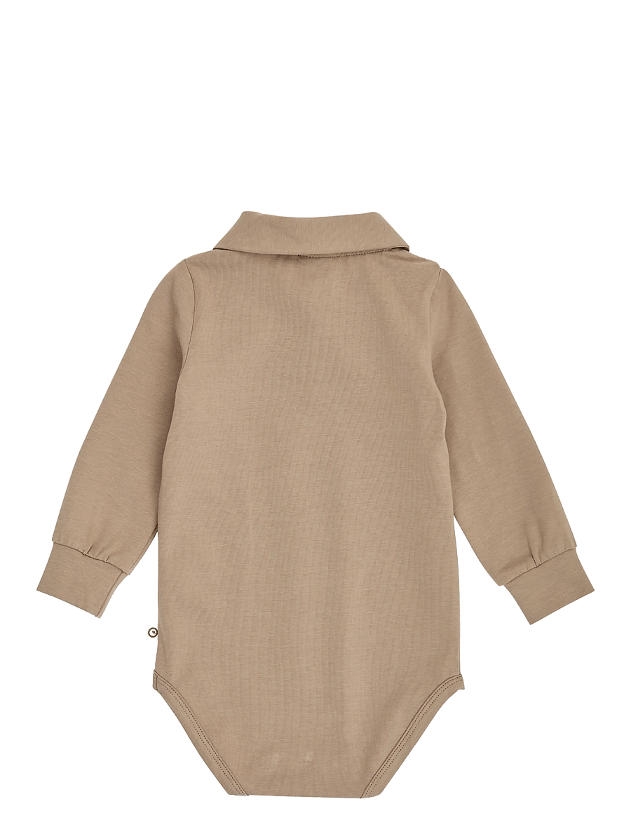 Müsli - Cozy me l/s shirt body - langärmelige bodys - walnut - 1