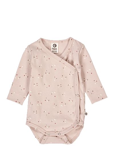 Müsli by Green Cotton Stars l/s body - Vauva 0-2 vuotta - NIGHTINGALE/ WALNUT/ DAYDREAM / pink/rose