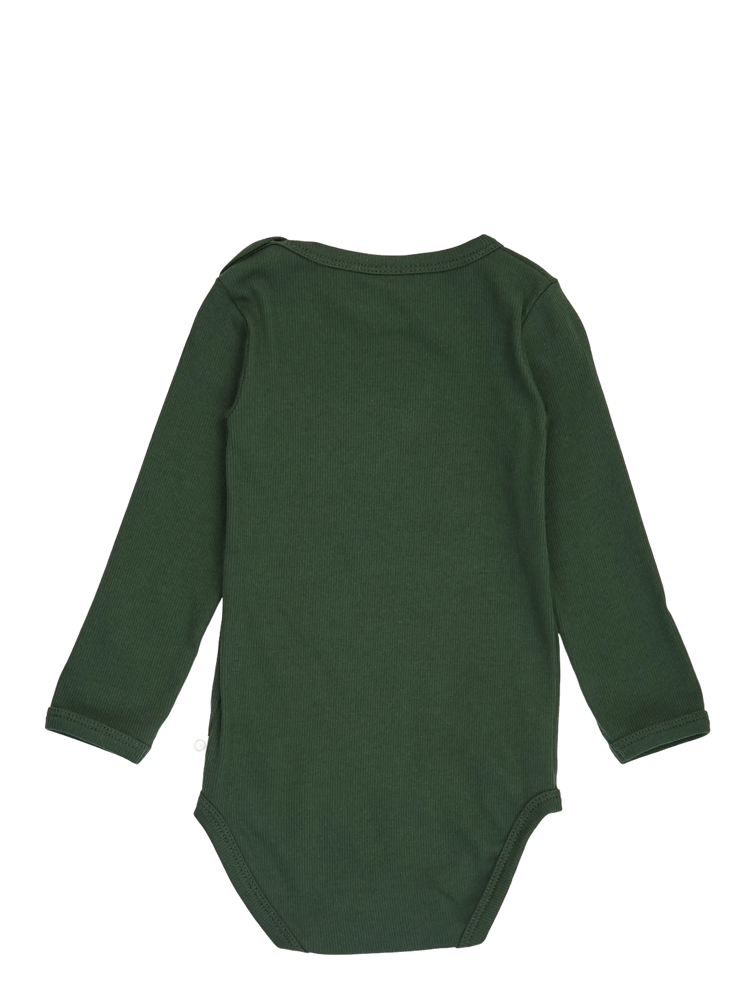 Müsli - Cozy me rib l/s body - langärmelige bodys - forest green - 1