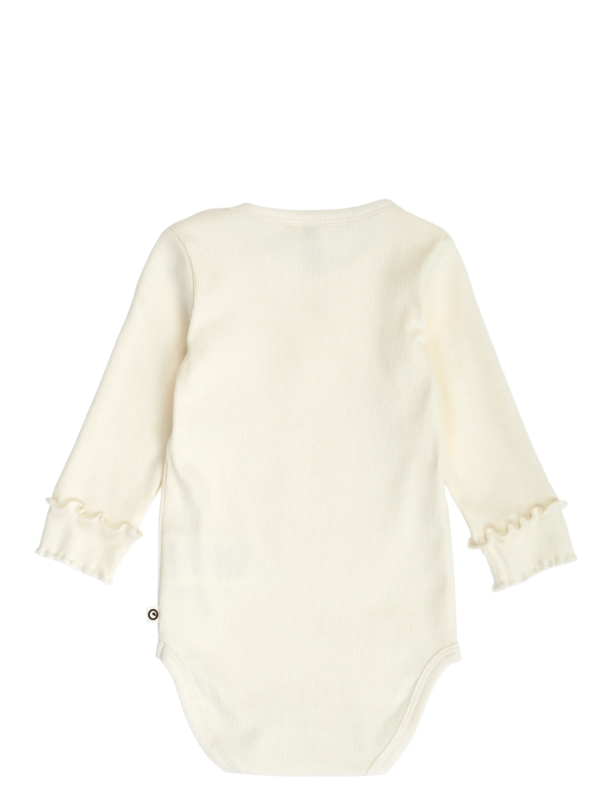 Müsli by Green Cotton - Cozy me rib deco l/s body - bodies à manches longues - tofu - 1