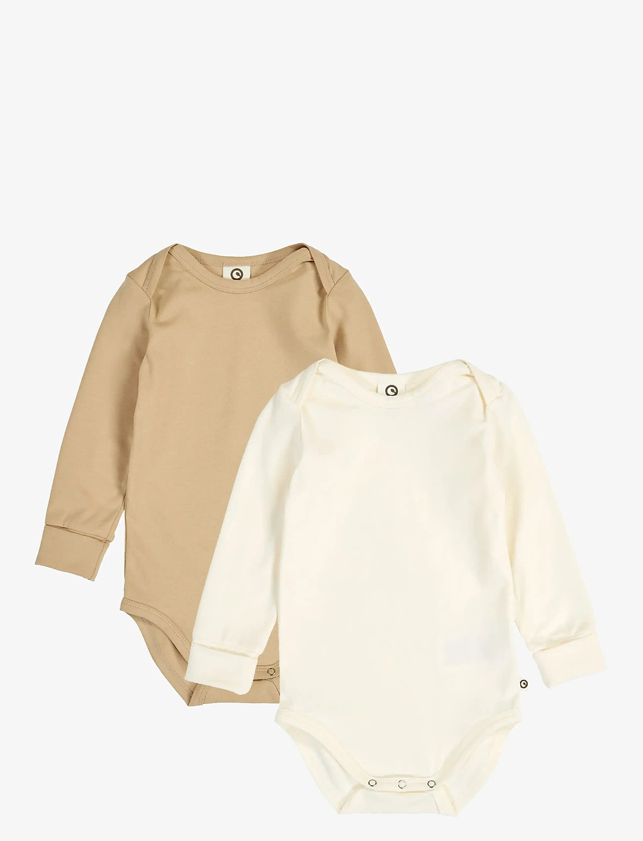 Müsli by Green Cotton - Cozy me l/s body 2-pack - pikkade varrukatega bodid - safari / tofu - 0