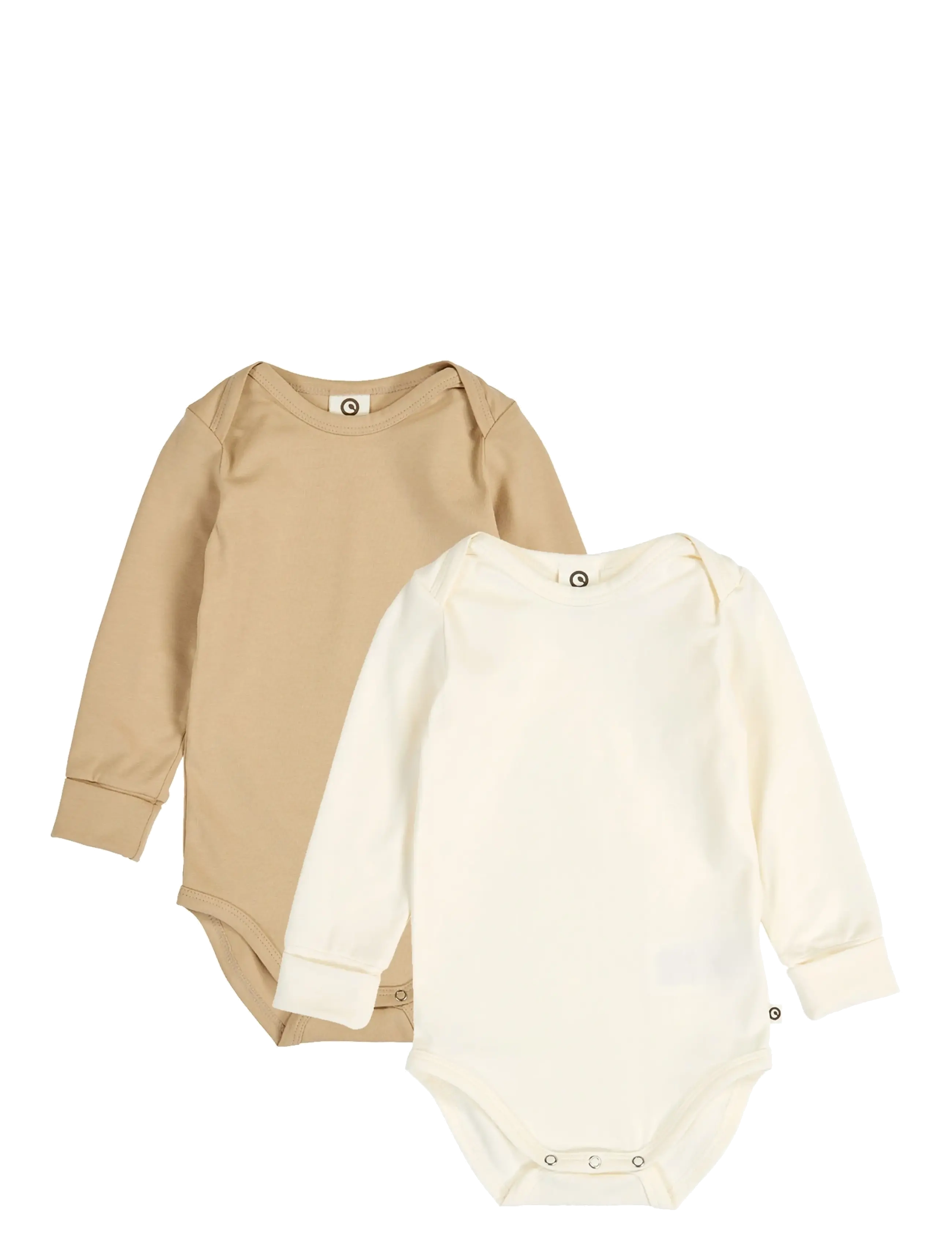 Müsli by Green Cotton Cozy me l/s body 2-pack - Riided - SAFARI / TOFU / beige
