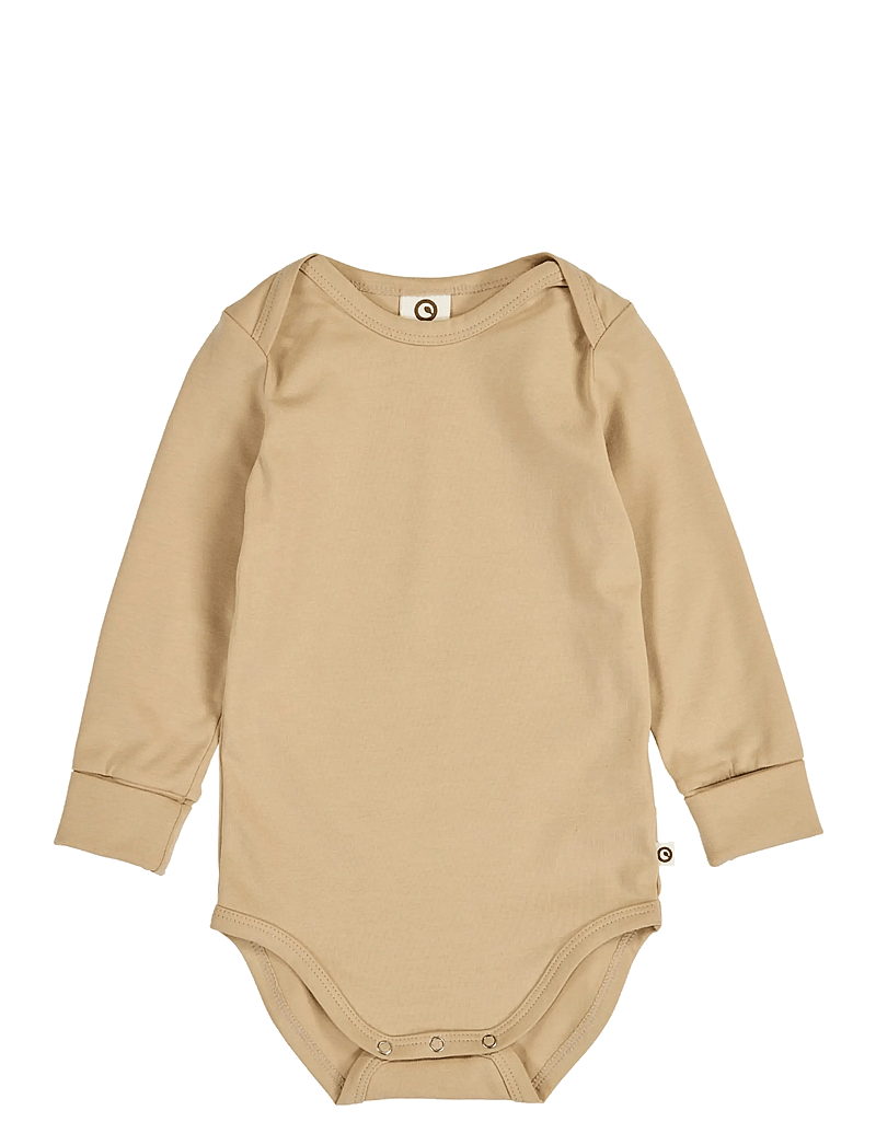 Müsli by Green Cotton - Cozy me l/s body 2-pack - pikkade varrukatega bodid - safari / tofu - 1