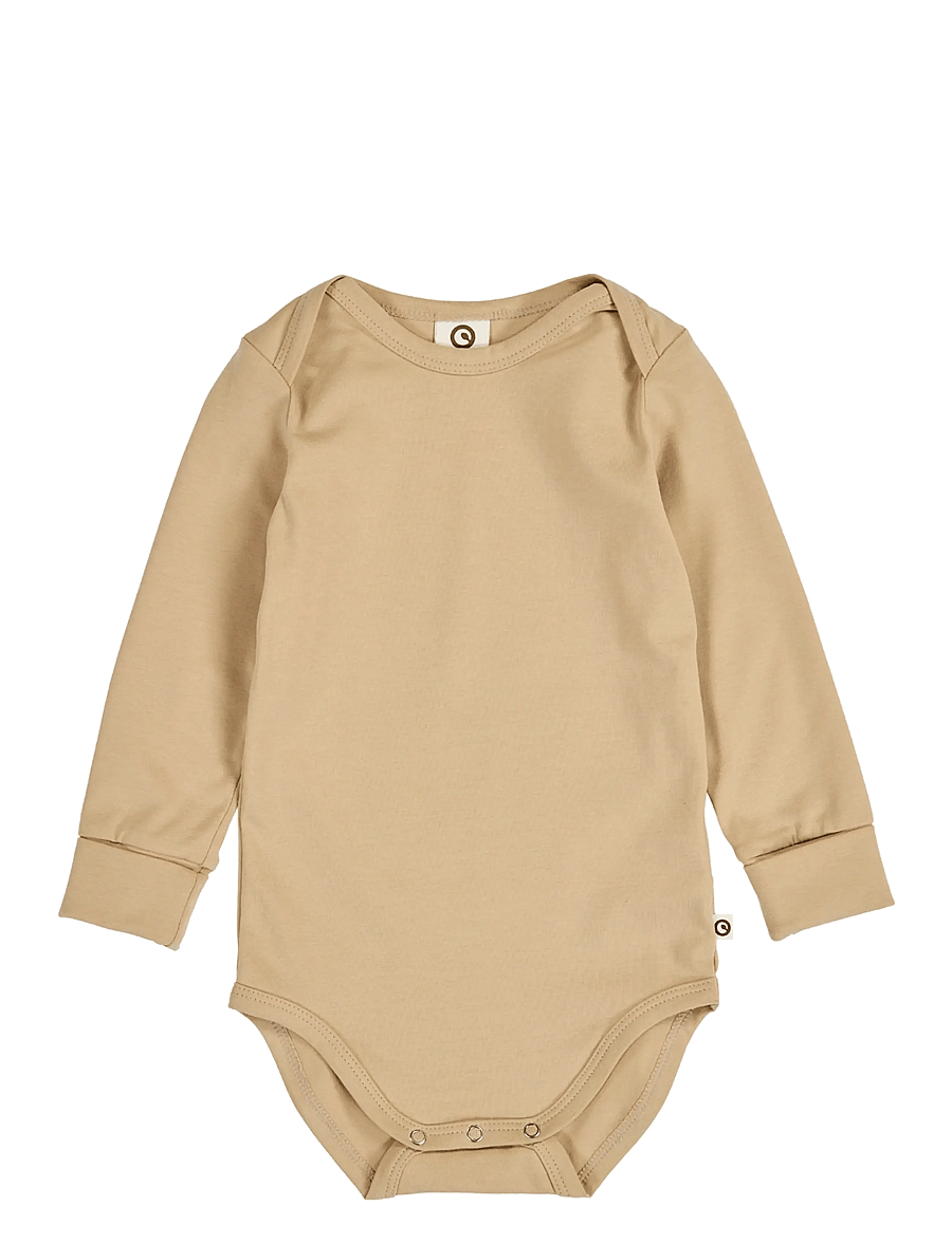 Müsli by Green Cotton - Cozy me l/s body 2-pack - langærmede bodyer - safari / tofu - 1