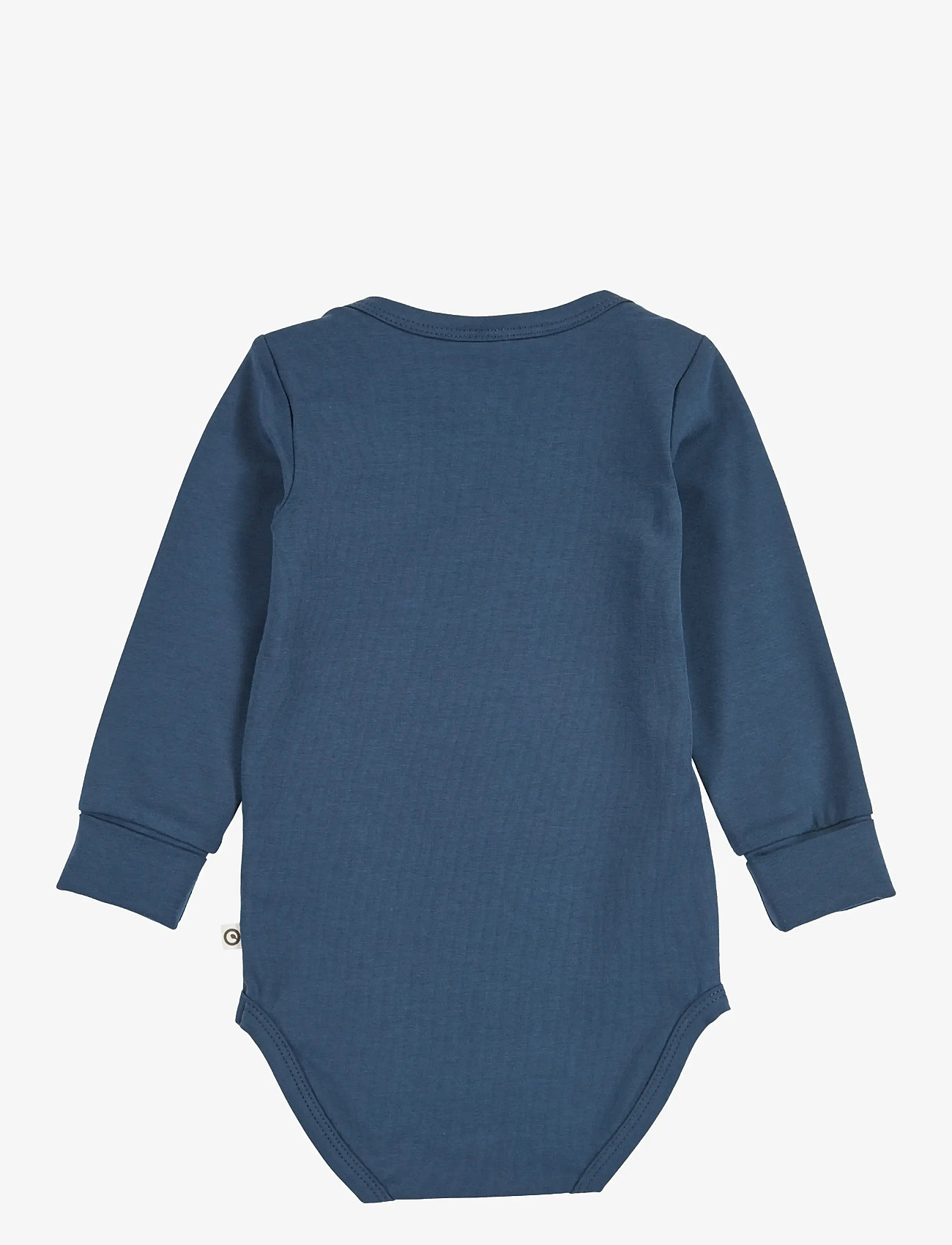 Müsli by Green Cotton - Cozy me l/s body 2-pack - pikkade varrukatega bodid - tofu / navy - 2