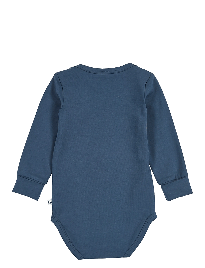 Müsli by Green Cotton - Cozy me l/s body 2-pack - pikkade varrukatega bodid - tofu / navy - 2
