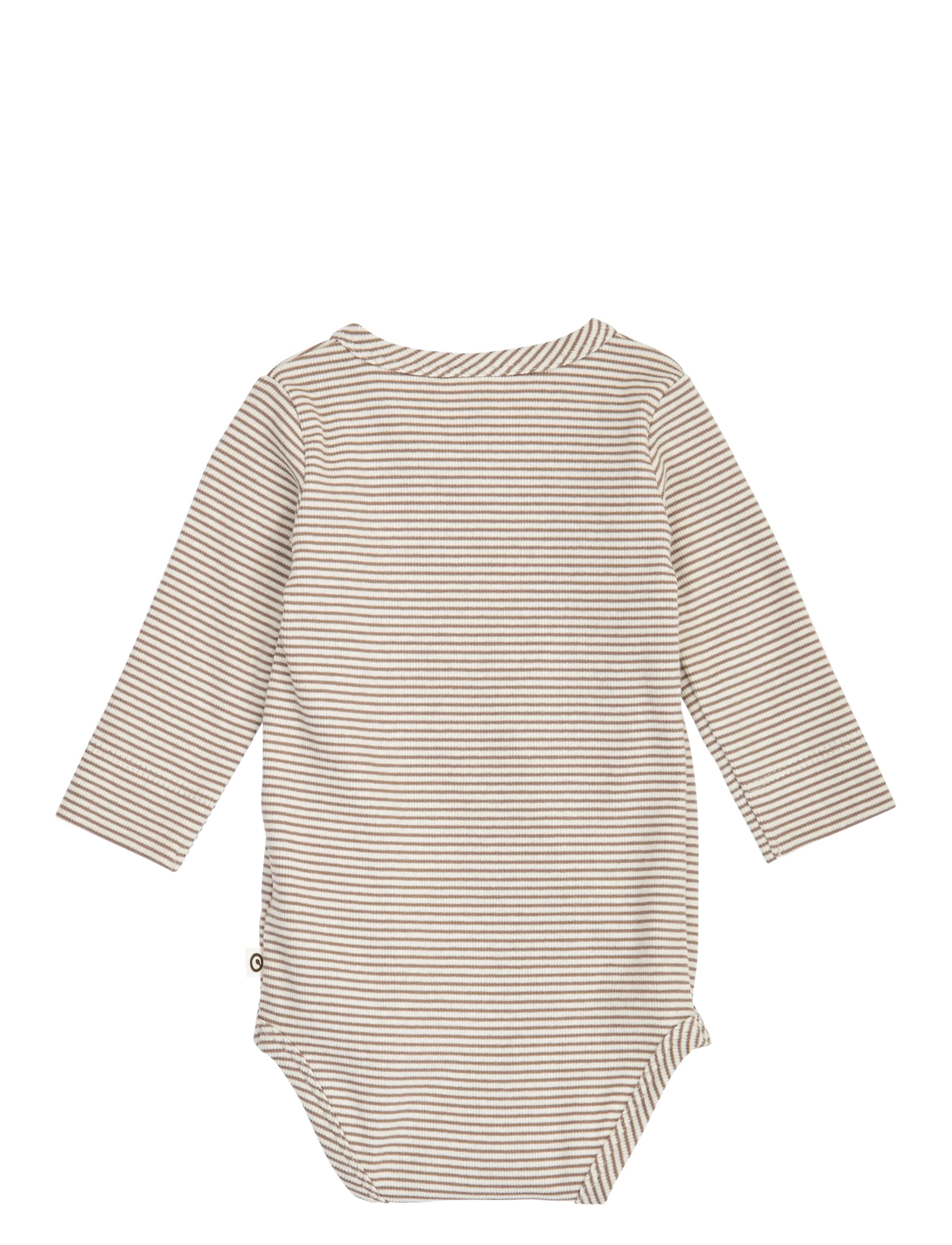 Müsli - Mini stripe rib l/s body - balsam cream/ walnut 690000343 - 2