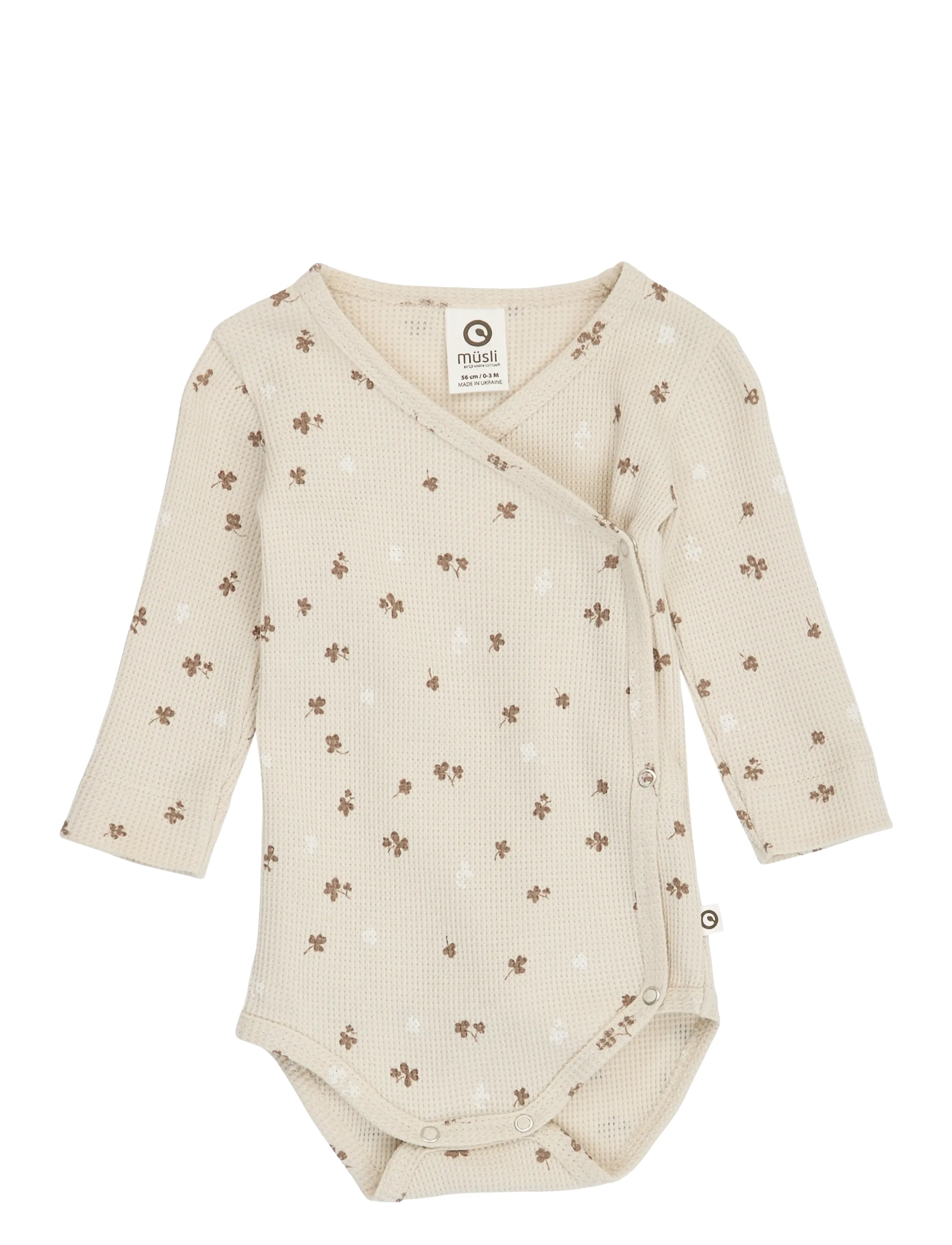 Müsli Clover l/s body - Long-sleeved bodies - OAT/ BALSAM CREAM/ WALNUT 690000344 / cream