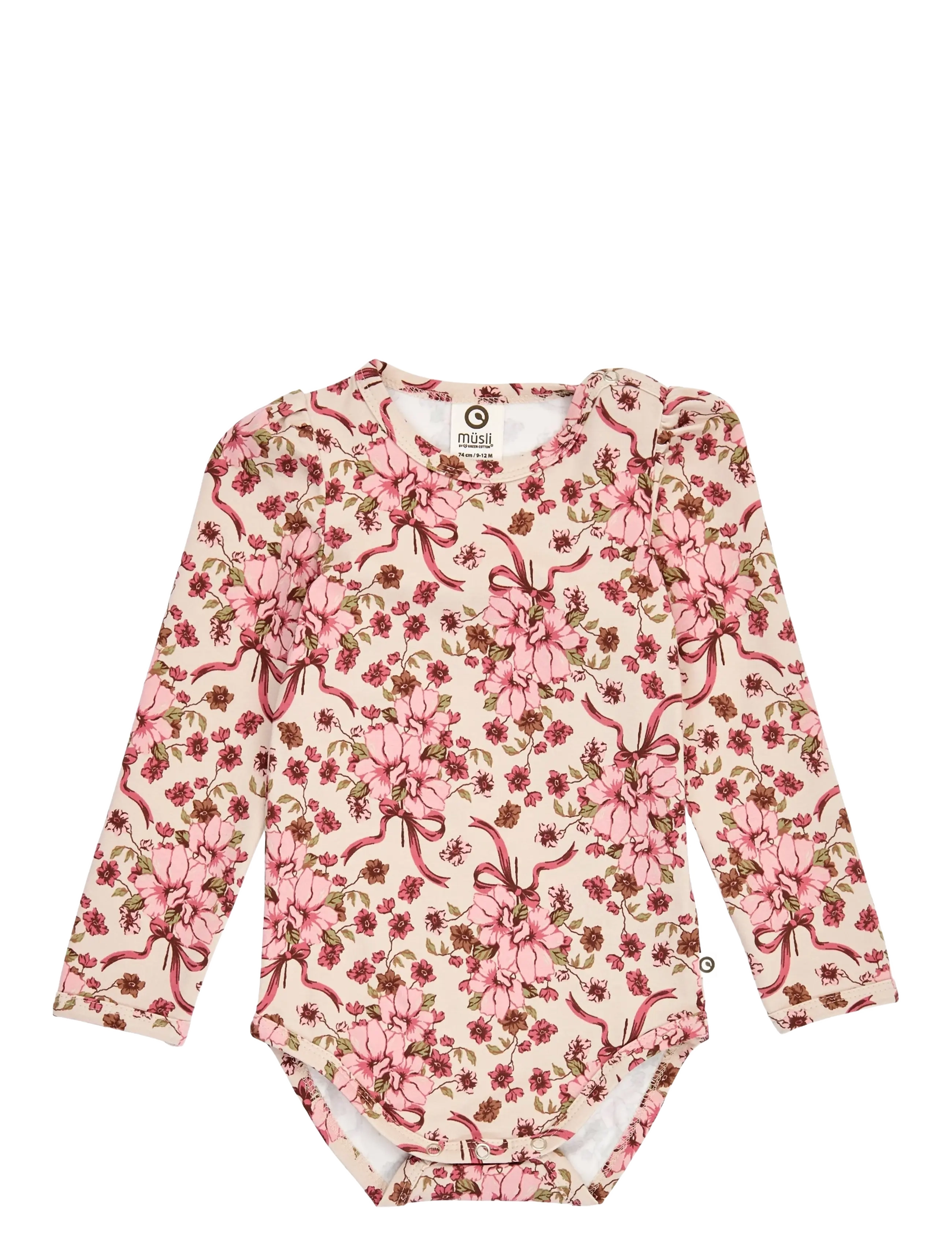 Müsli Bouquet puff l/s body - Kleidung - OAK/ BLUSH/ BAROQUE ROSE / pink/rose