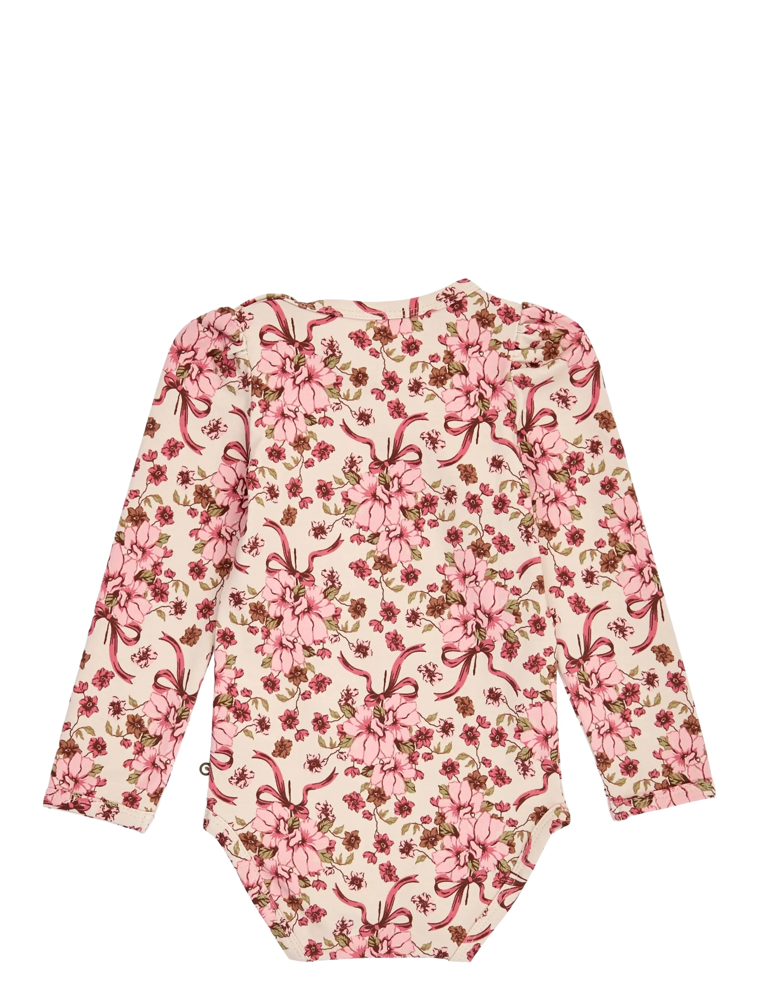 Müsli - Bouquet puff l/s body - langärmelige bodys - oak/ blush/ baroque rose - 2
