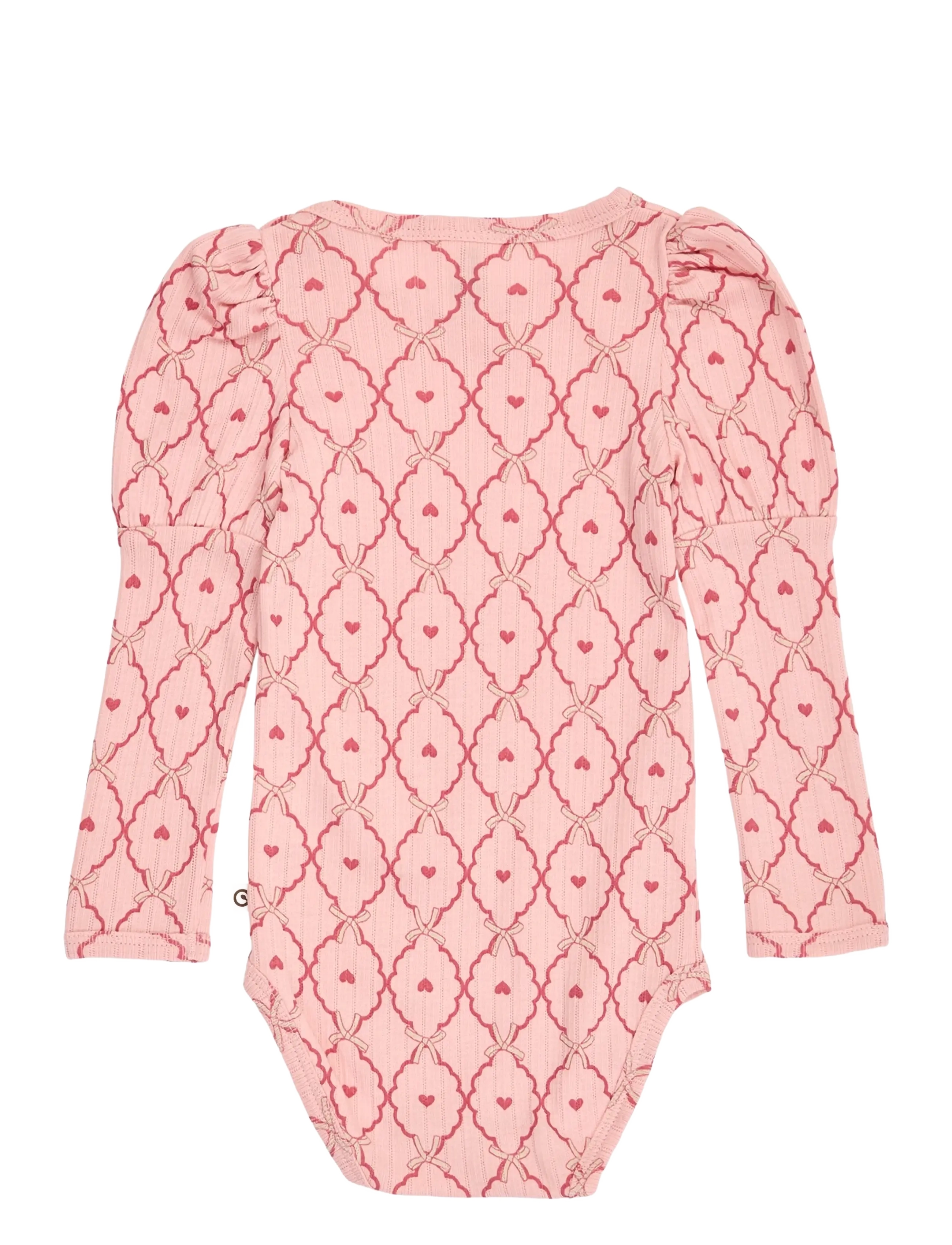 Müsli - Love puff l/s body - langärmelige bodys - blush/ baroque rose/ oak - 1
