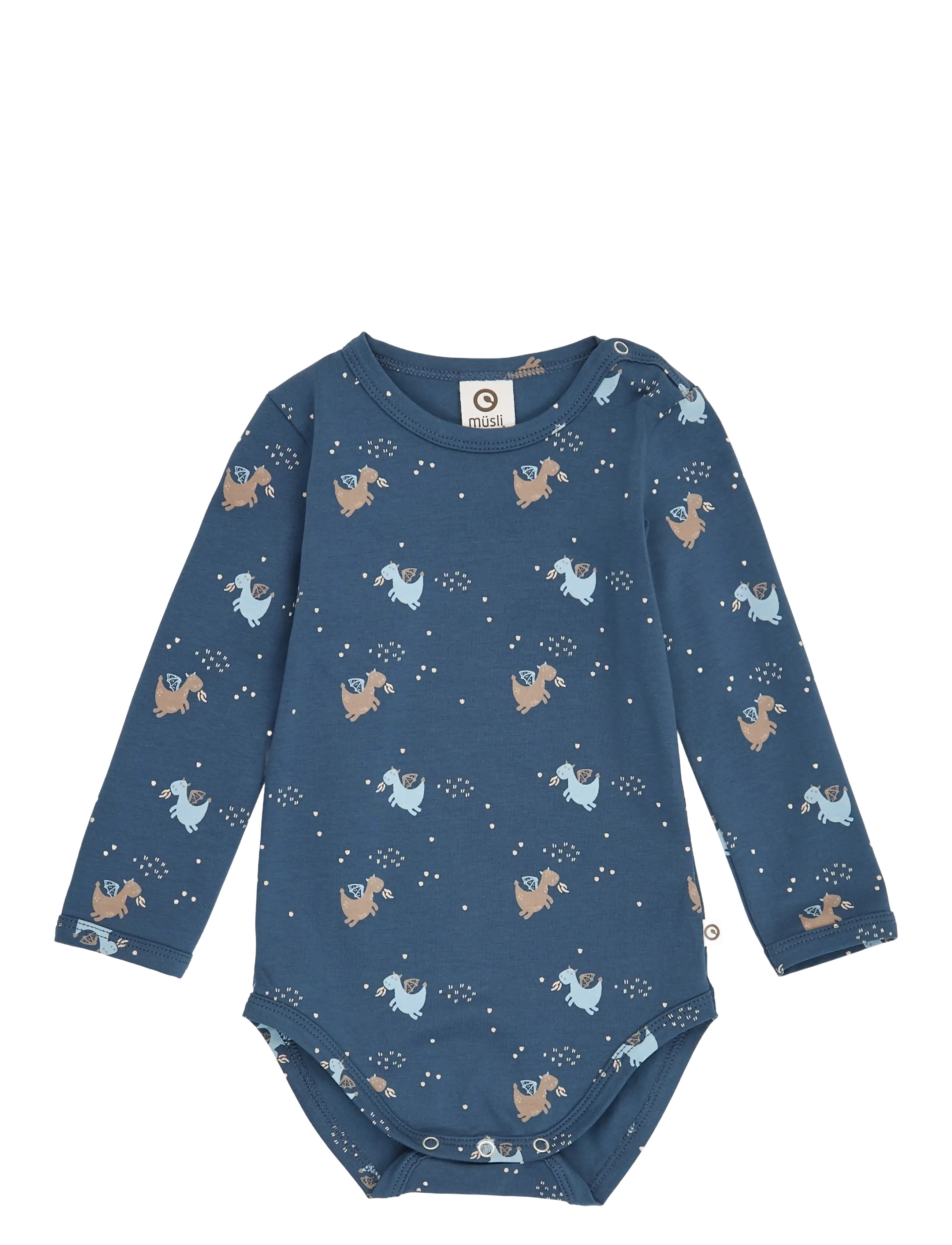Müsli Storybook l/s body - Kleidung - NAVY/ SOFT BLUE/ WALNUT / navy