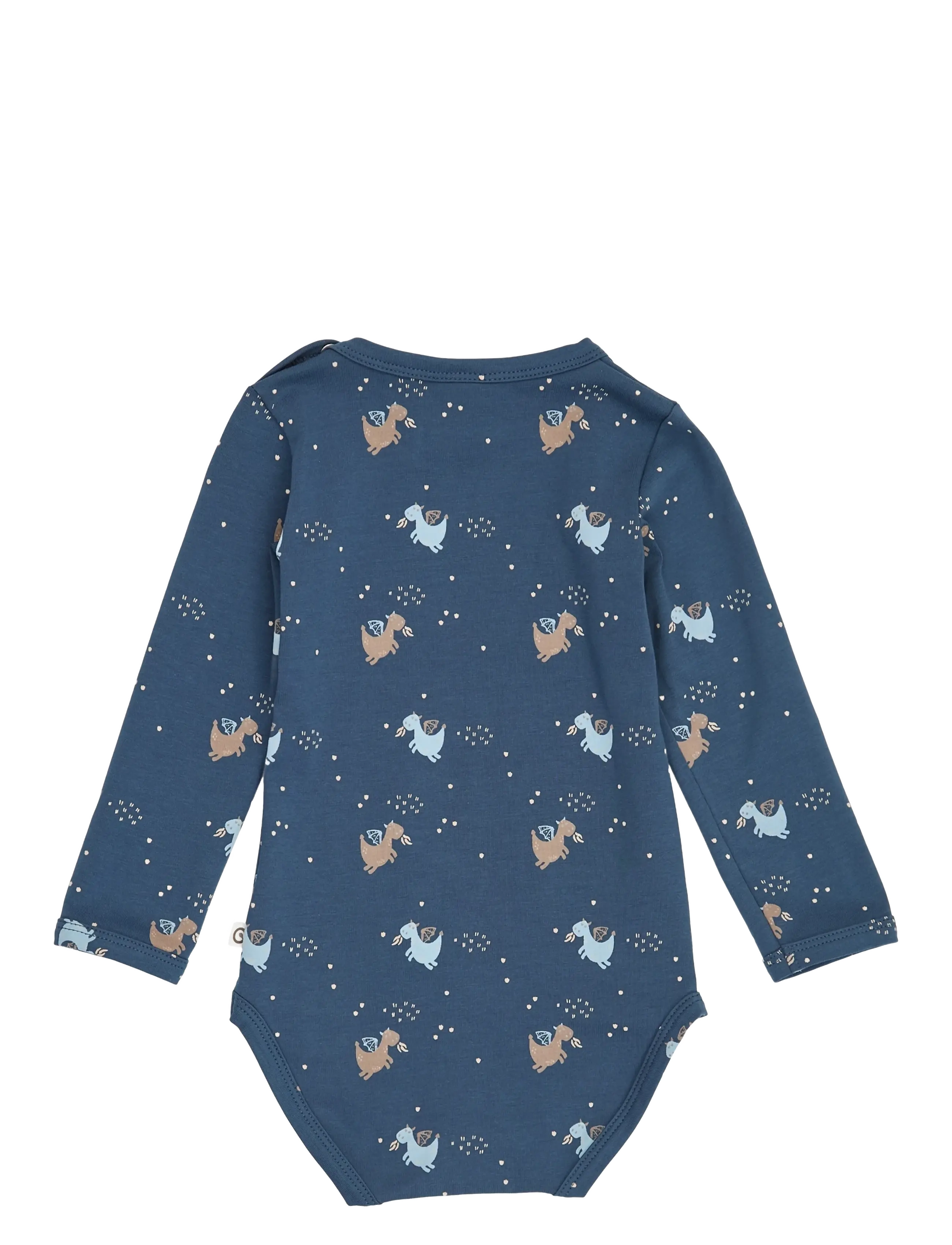 Müsli - Storybook l/s body - langärmelige bodys - navy/ soft blue/ walnut - 1