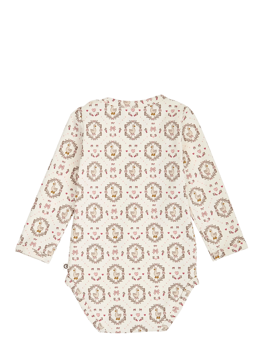 Müsli - Heritage duck l/s gather body - balsam cream/ blush/ baroque rose - 1