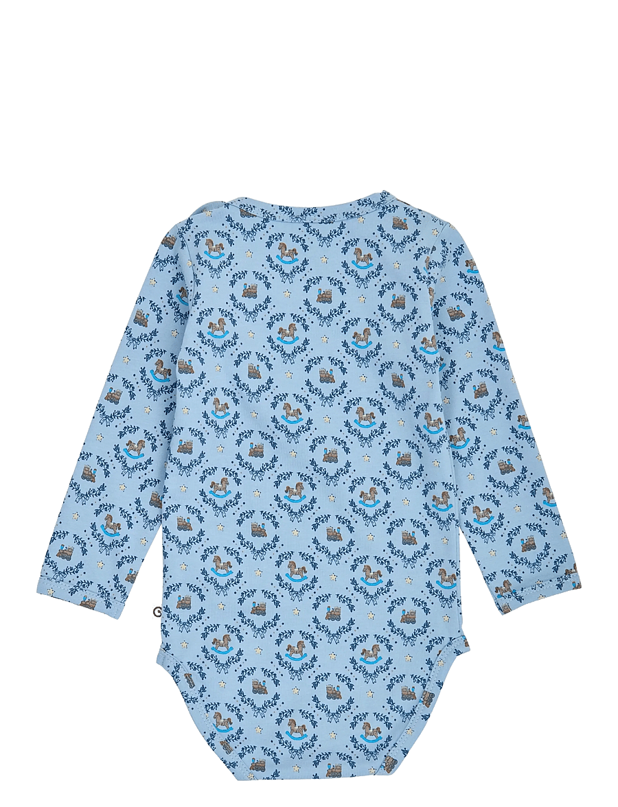 Müsli - Heritage train l/s body - soft blue/ navy/ oak - 1