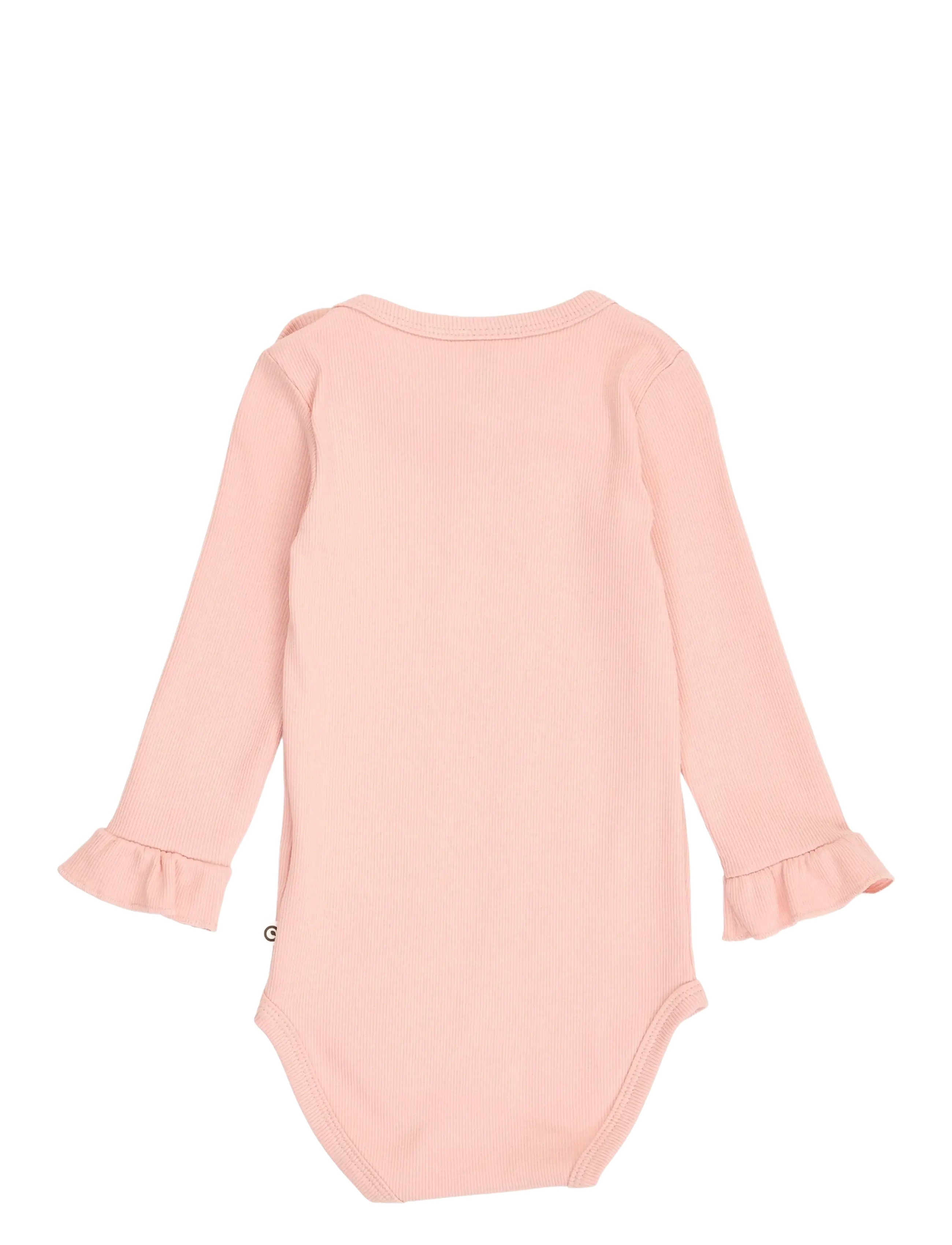 Müsli - Cozy me rib frill l/s body - langärmelige bodys - blush - 1