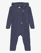 Woolly fleece suit - NIGHT BLUE