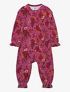 Bloomy bodysuit - BOYSENBERRY/FIG/BERRY RED