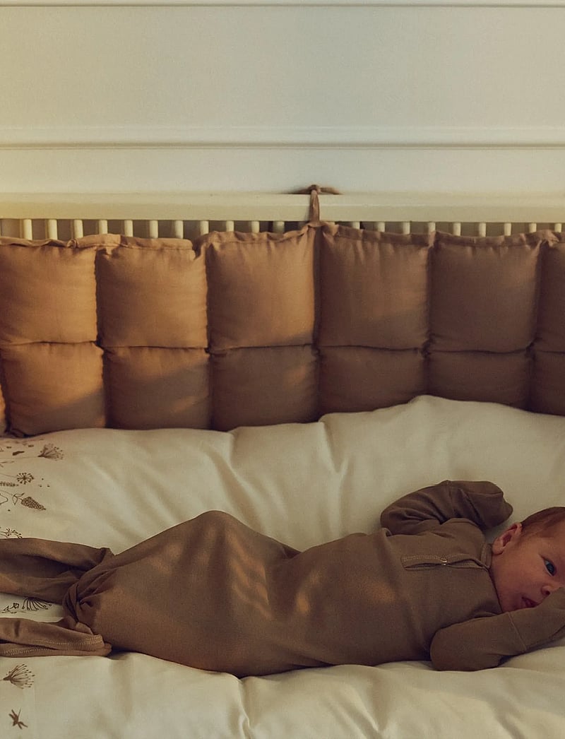 Müsli by Green Cotton - Rib l/s knot gown - Öösärgid - walnut - 5