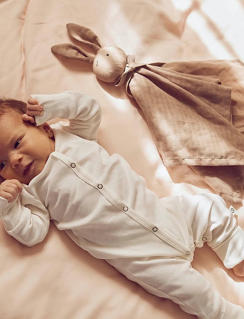 Müsli by Green Cotton - Rib bodysuit - långärmade bodysuits - balsam cream - 4