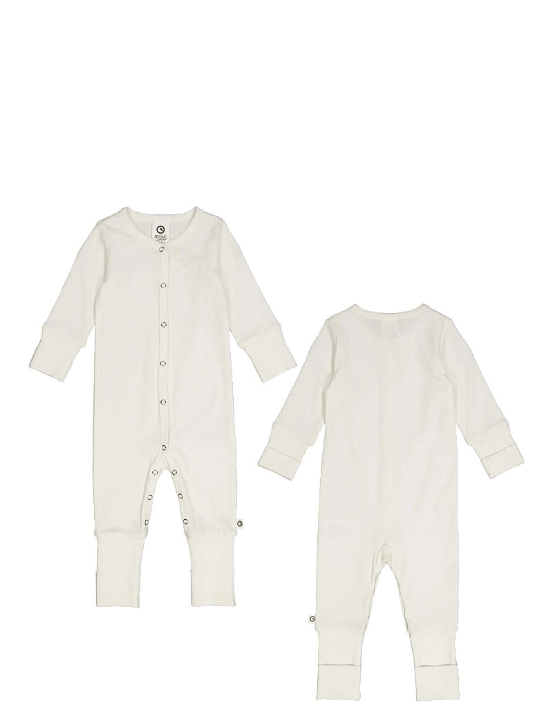 Müsli by Green Cotton - Rib bodysuit - långärmade bodysuits - balsam cream - 3