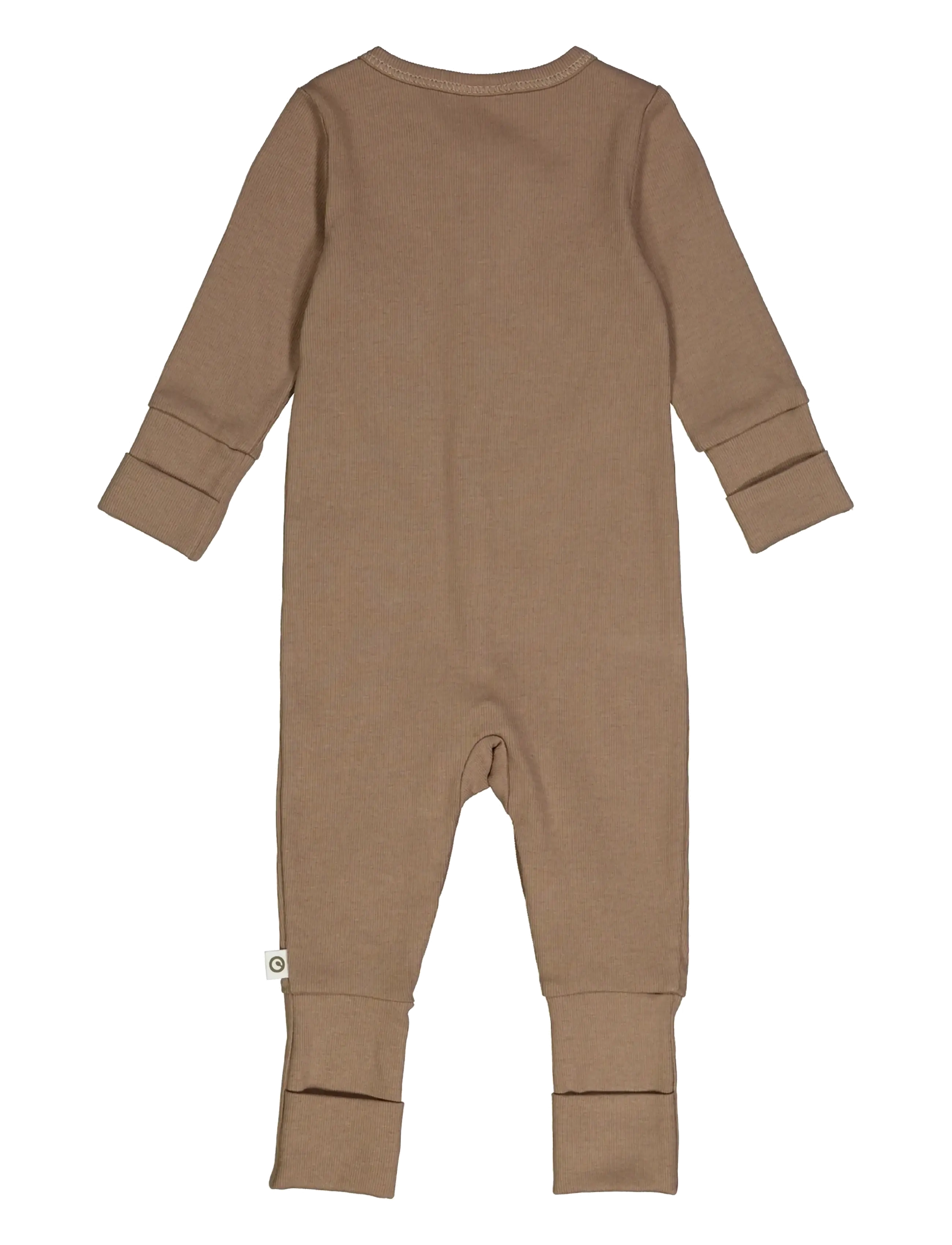 Müsli by Green Cotton - Rib bodysuit - long-sleeved - walnut - 2