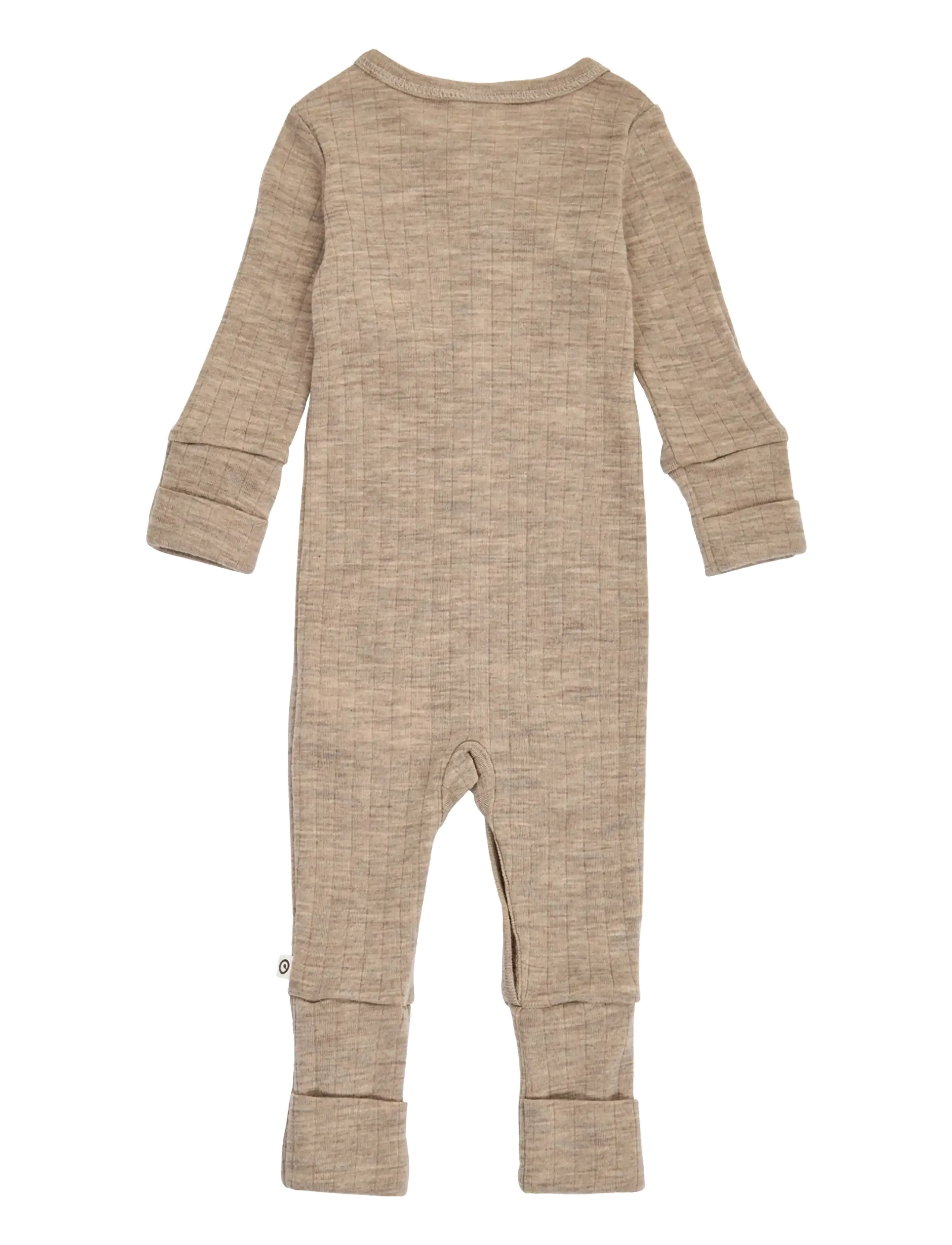 Müsli by Green Cotton - Woolly rib bodysuit - funkionsunterwäsche - baby - balsam melange - 2