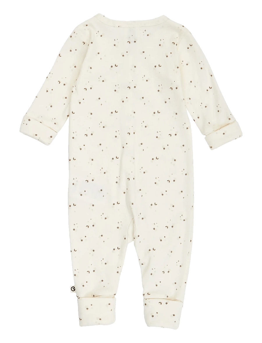 Müsli by Green Cotton - Sparkle bodysuit - pikkade varrukatega - balsam cream/ walnut/ oat - 2