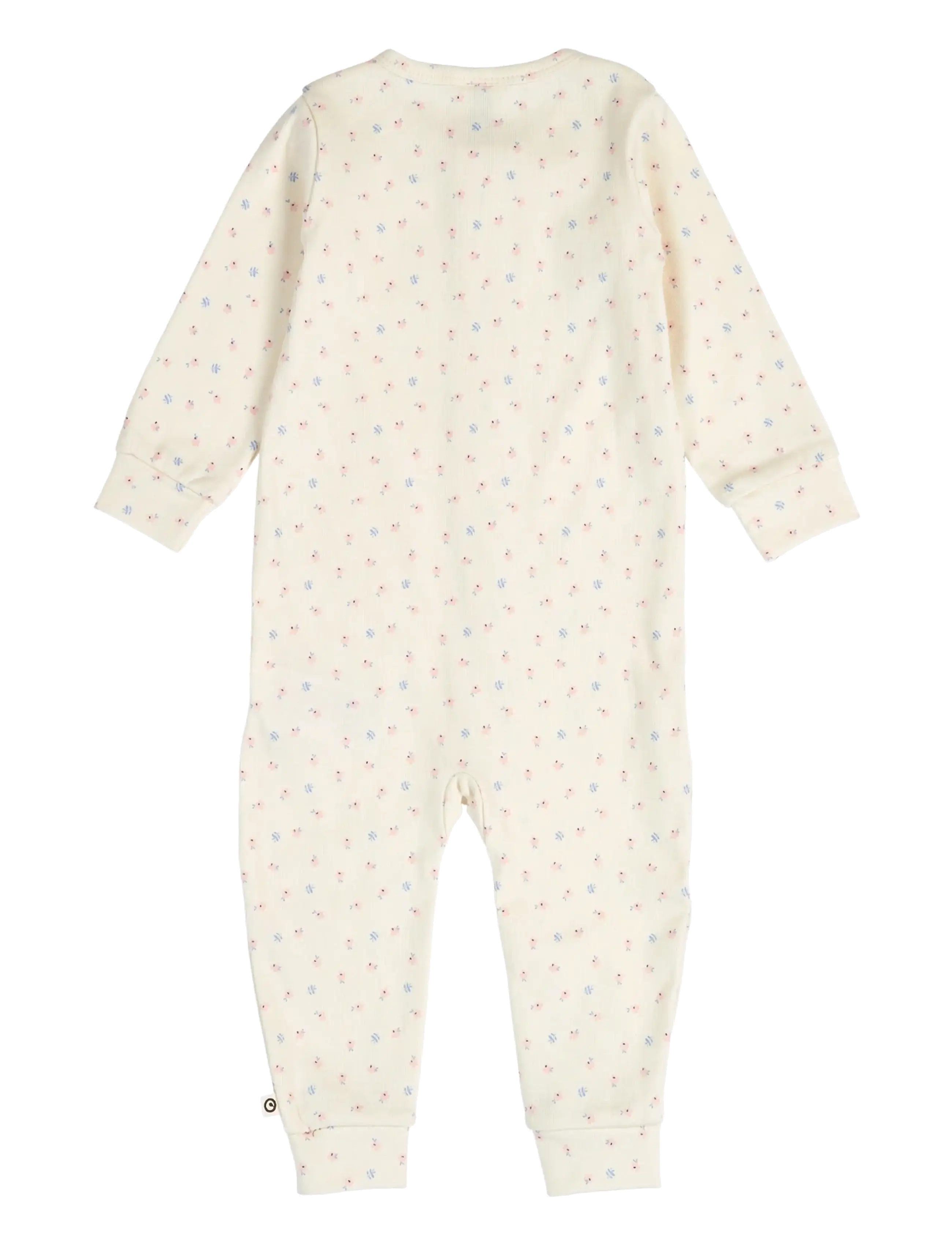 Müsli by Green Cotton - Spring zip bodysuit - langärmelig - tofu/ nectar/ shell blue - 1