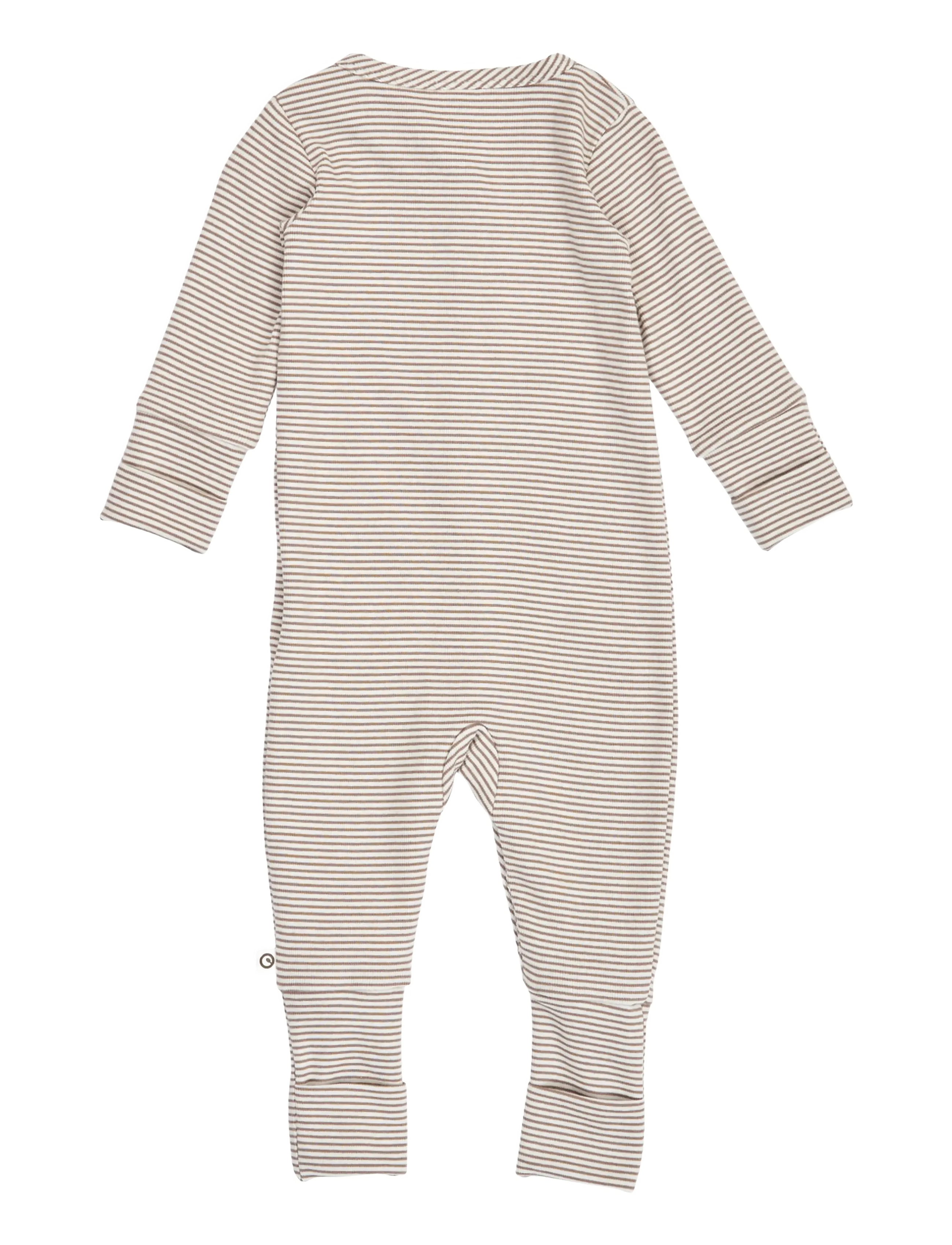 Müsli - Mini stripe rib bodysuit - balsam cream/ walnut 690000343 - 2