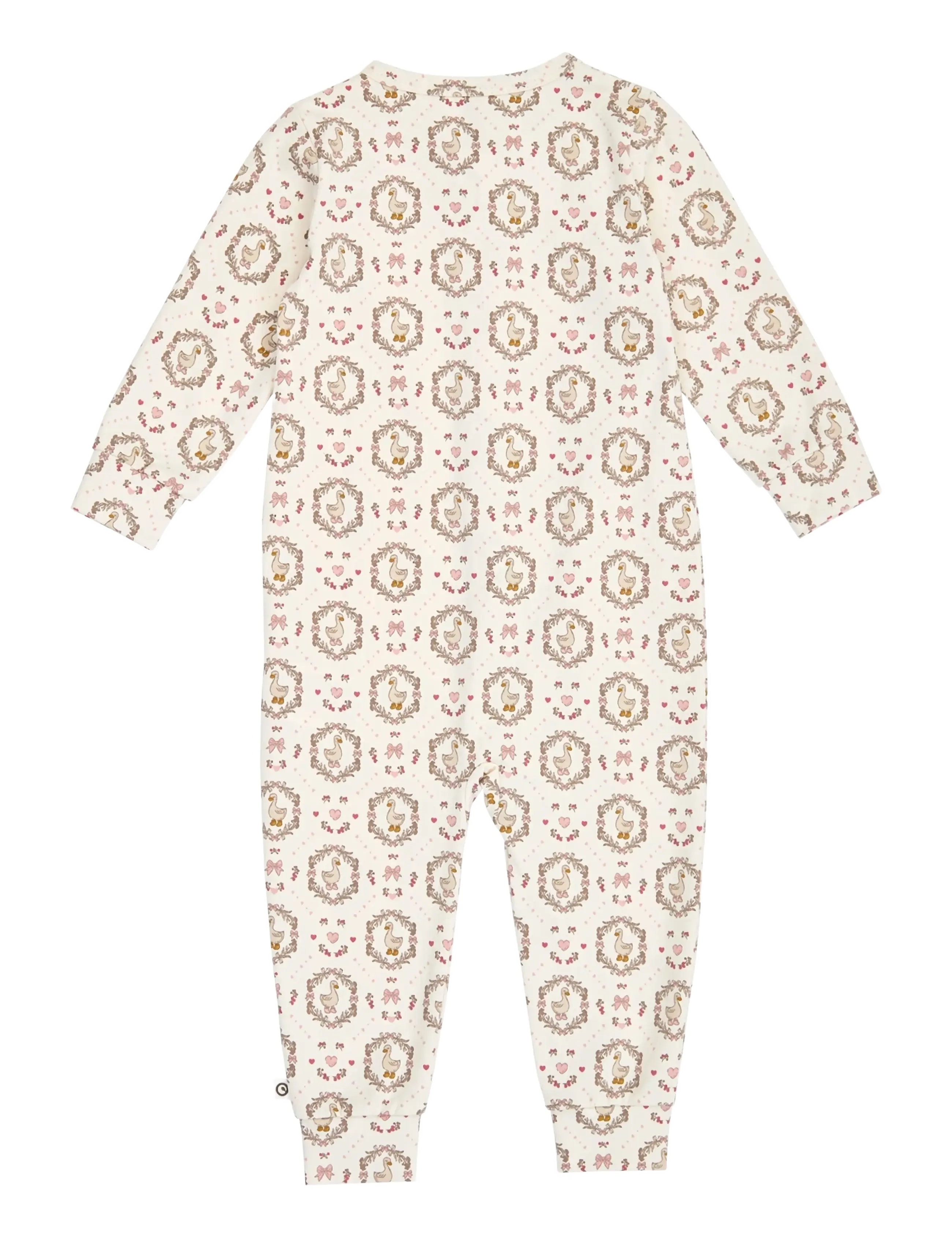 Müsli - Heritage duck zip bodysuit - balsam cream/ blush/ baroque rose - 1