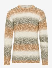 MUSTANG - Style Emil C Degradee - megztinis su apvalios formos apykakle - green - 0