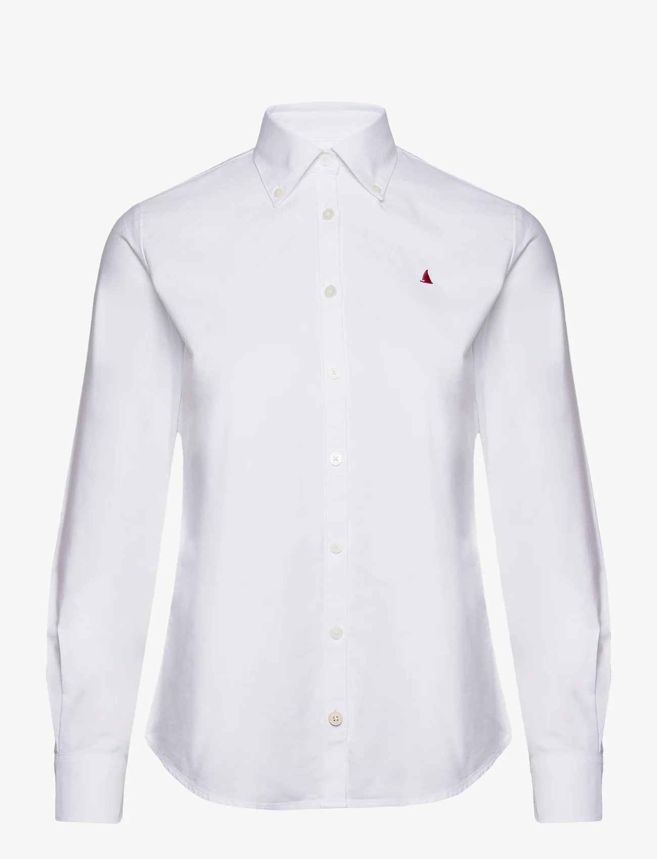 Musto - OXF LS SHIRT FW - langermede skjorter - 002 bright white - 0