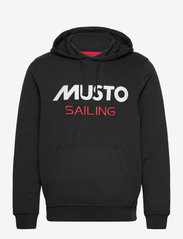 Musto - MUSTO HOODIE - megztiniai ir džemperiai - black - 0