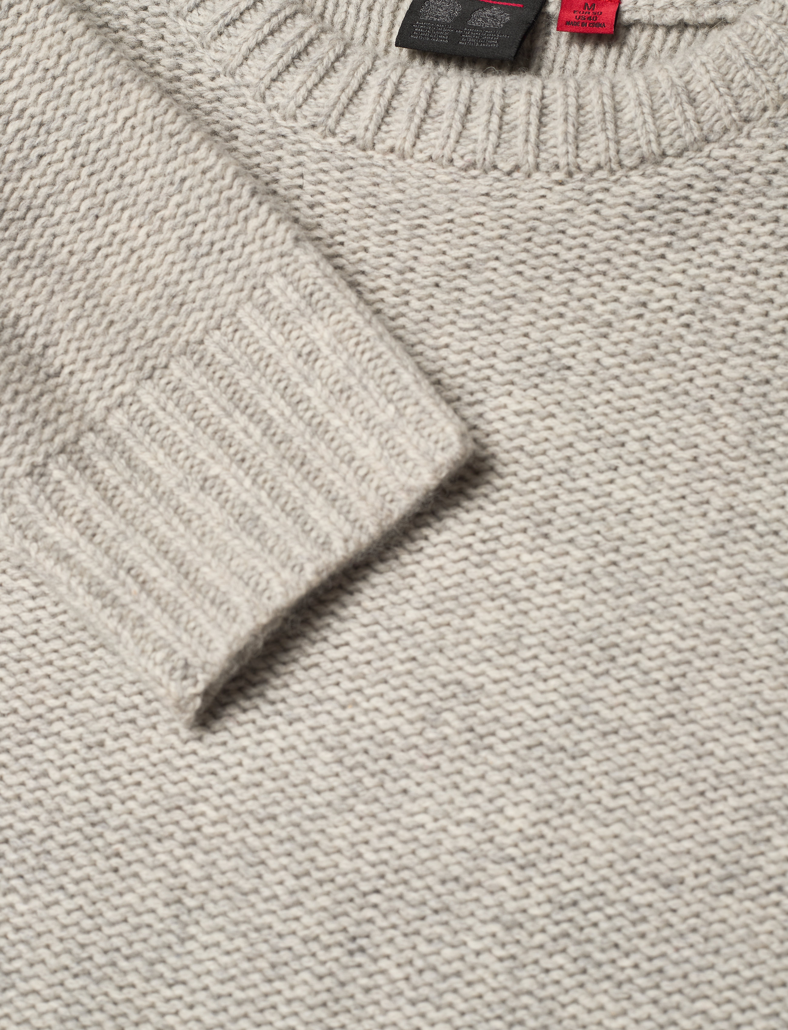 Musto - MARINA WOOL CREW KNIT - london fog - 2