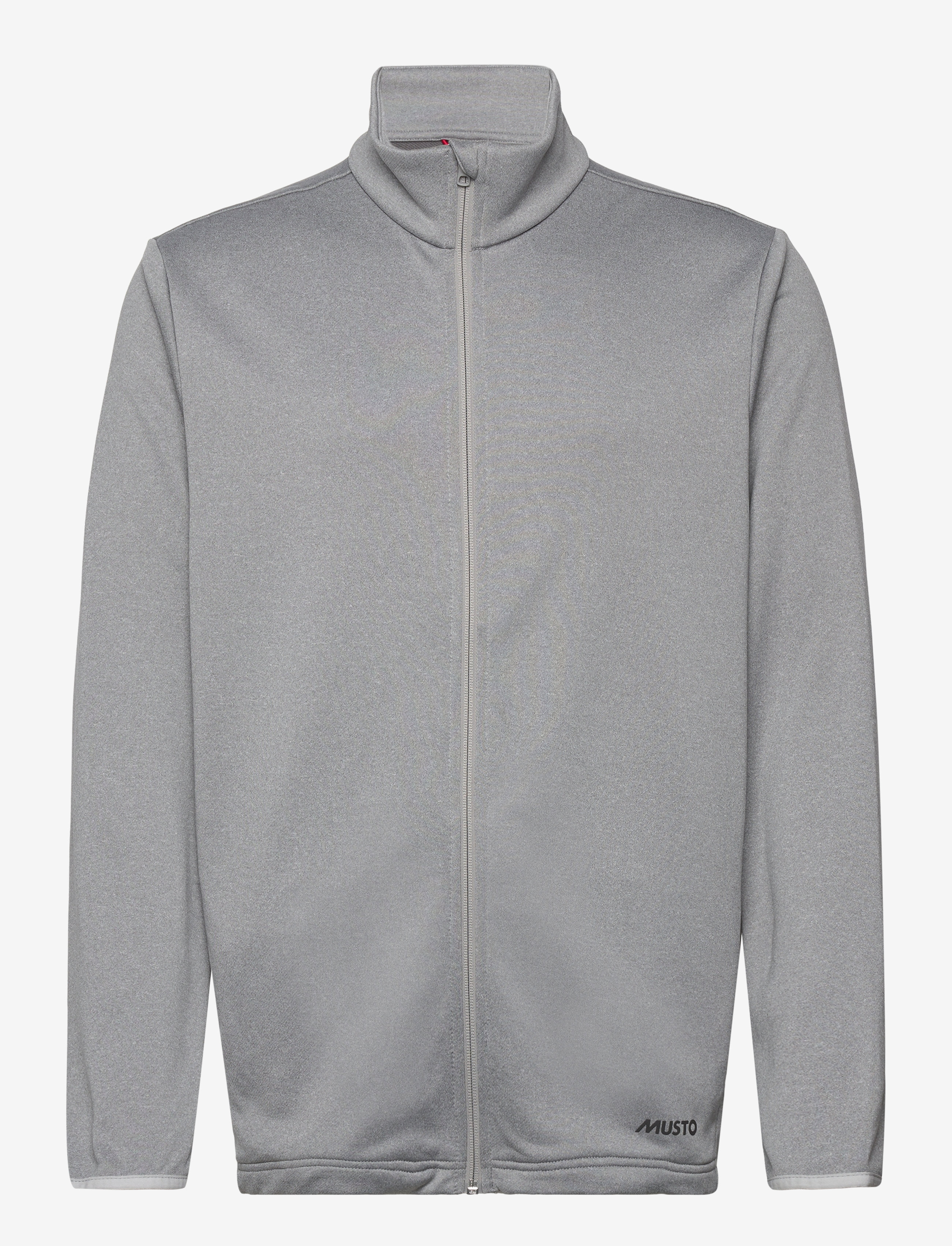 ESS FULL ZIP SWEAT - GREY MELANG