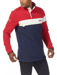 Musto - MUSTO 64 PT FLEECE - mid layer jackets - true red - 2