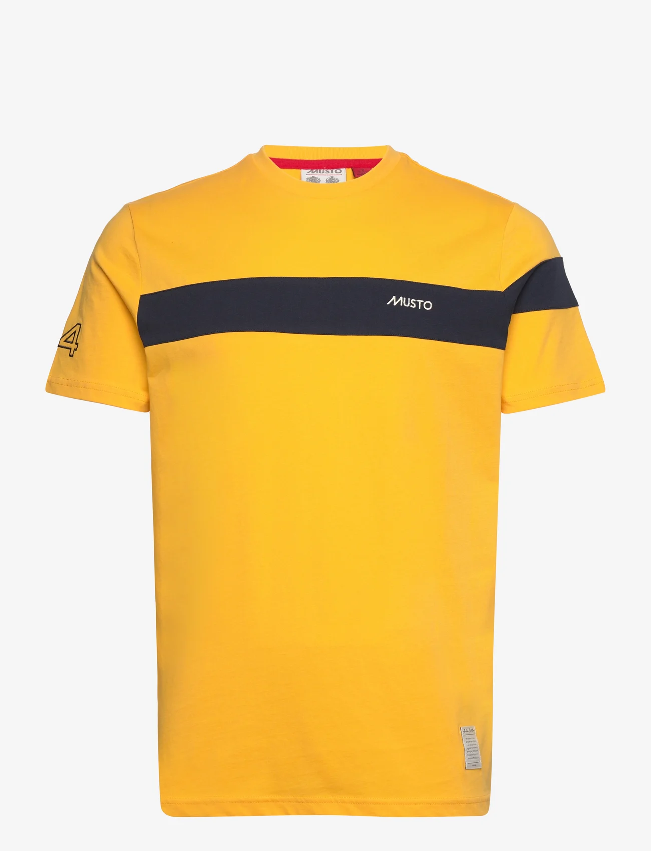 Musto - MUSTO 64 TEE - short-sleeved t-shirts - gold - 0
