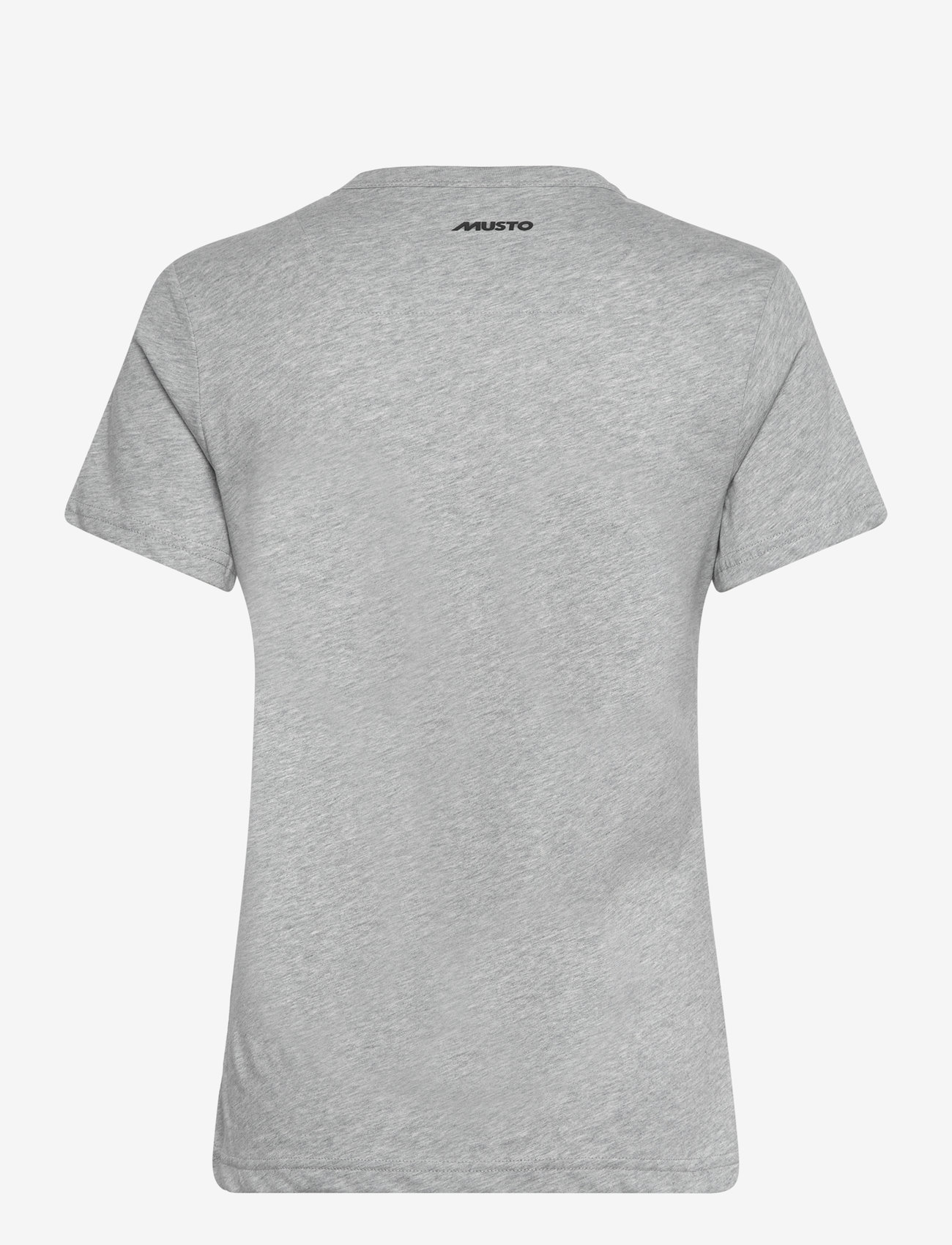 Musto - W ESS TEE - t-shirts - grey melang - 1