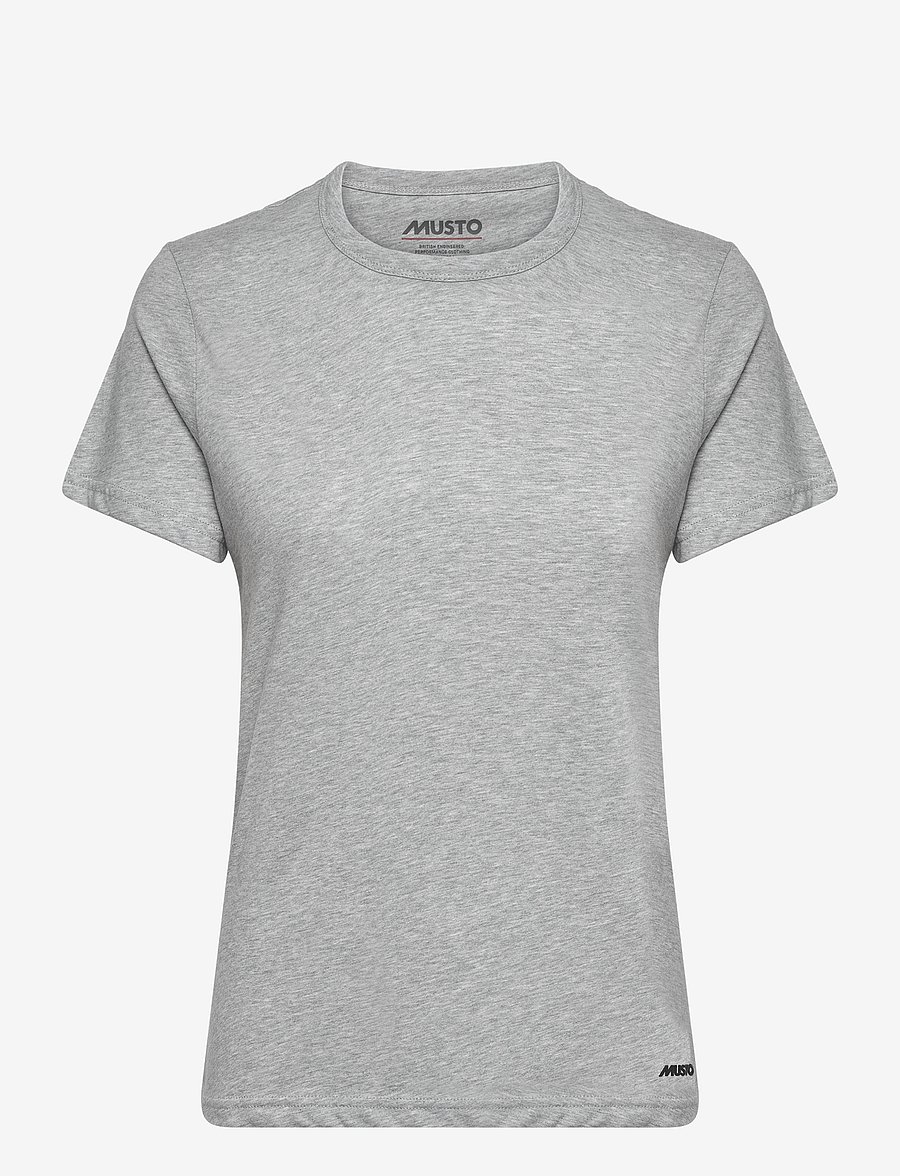 Musto - W ESS TEE - topi un t-krekli - grey melange - 0