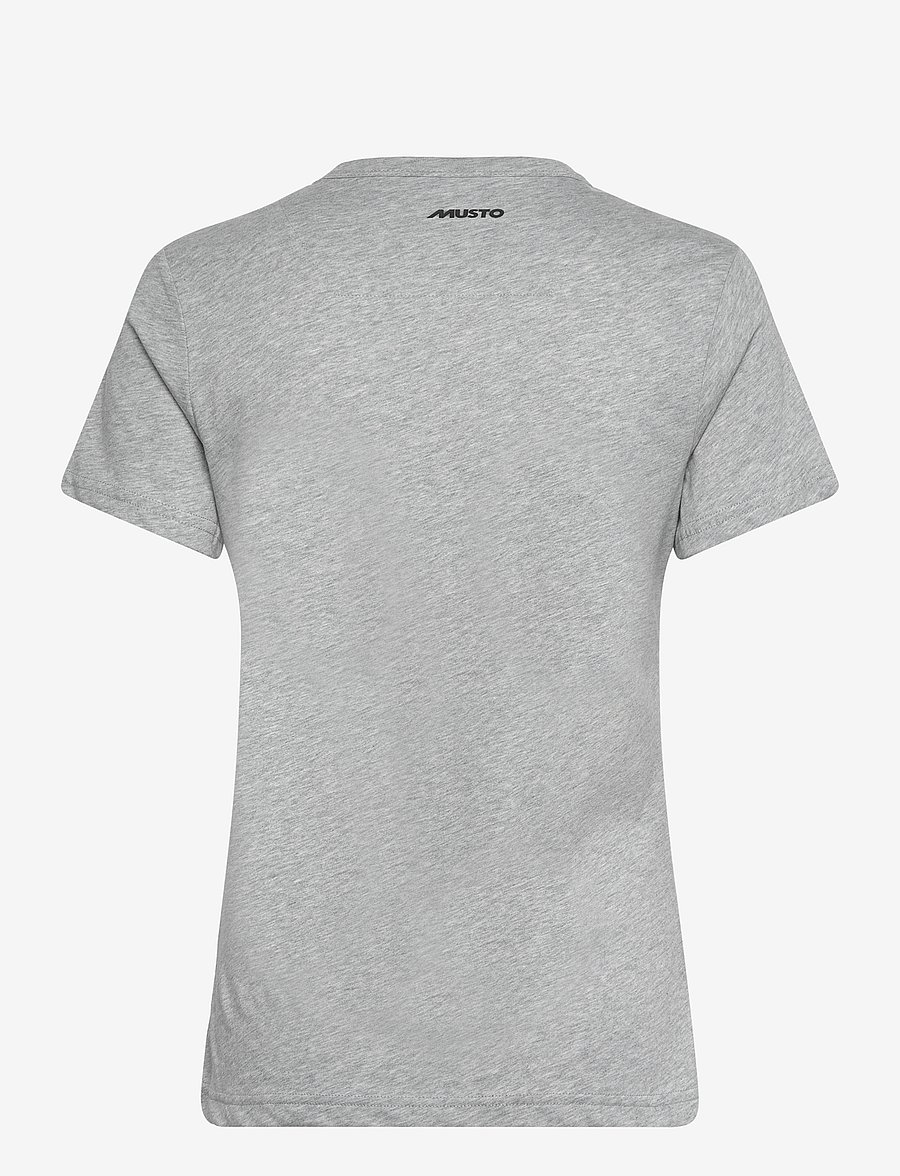 Musto - W ESS TEE - topi un t-krekli - grey melange - 1