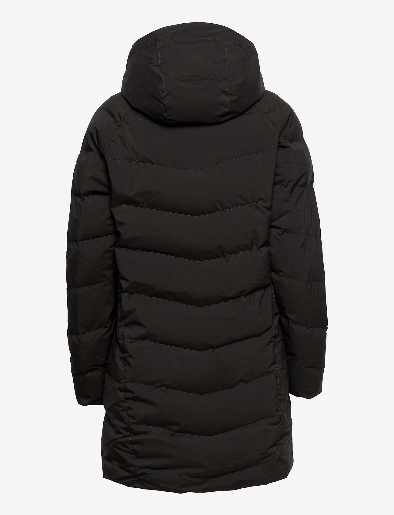 Musto - W MARINA LONG QUILTED JKT - winter coats - black - 1