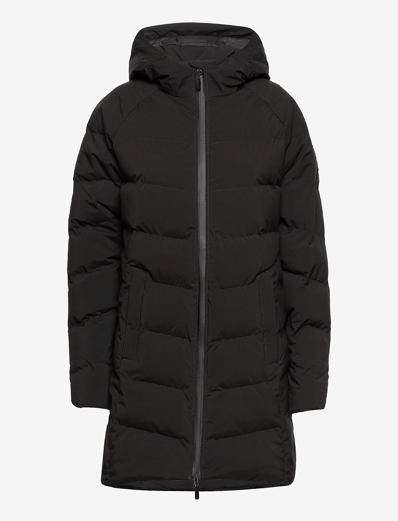 Musto - W MARINA LONG QUILTED JKT - wyściełane kurtki - black - 0