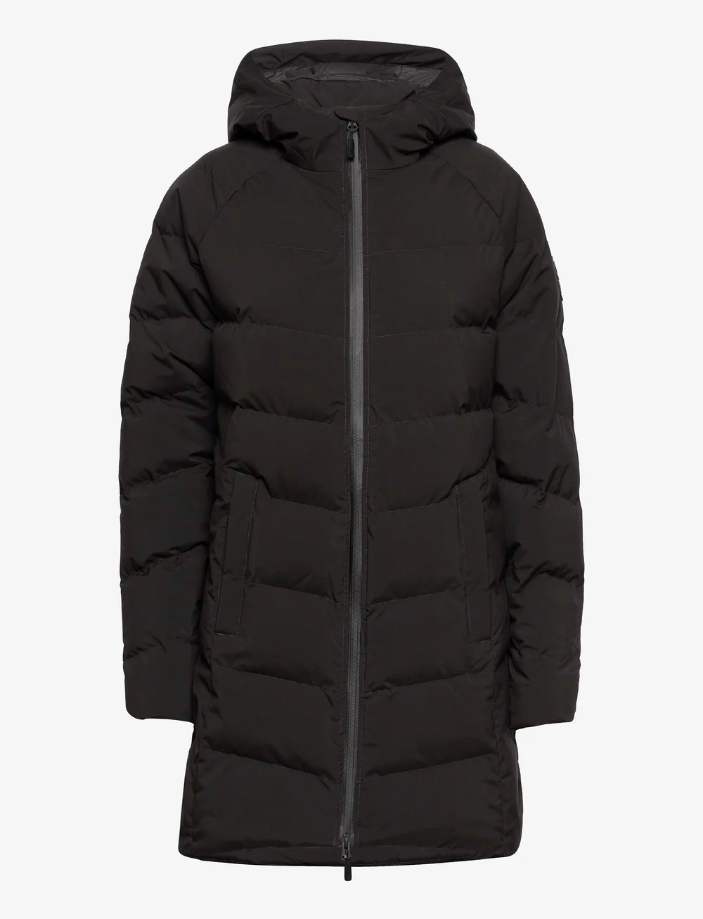 Musto - W MARINA LONG QUILTED JKT - sulejoped ja voodriga joped - black - 0