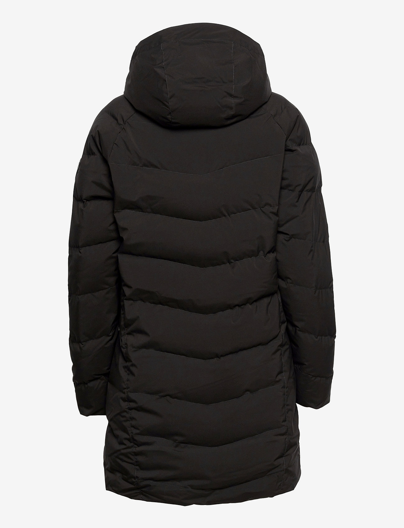 Musto - W MARINA LONG QUILTED JKT - wyściełane kurtki - black - 1