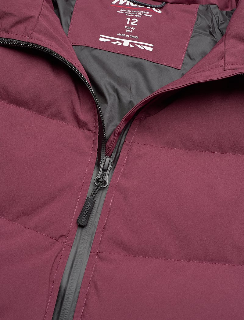Musto - W MARINA LONG QUILTED JKT - daunenjacken - windsor wine - 2
