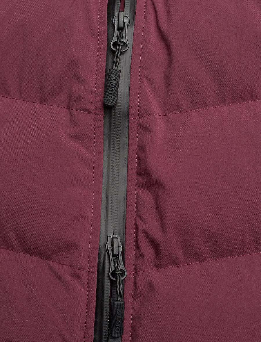 Musto - W MARINA LONG QUILTED JKT - daunenjacken - windsor wine - 4