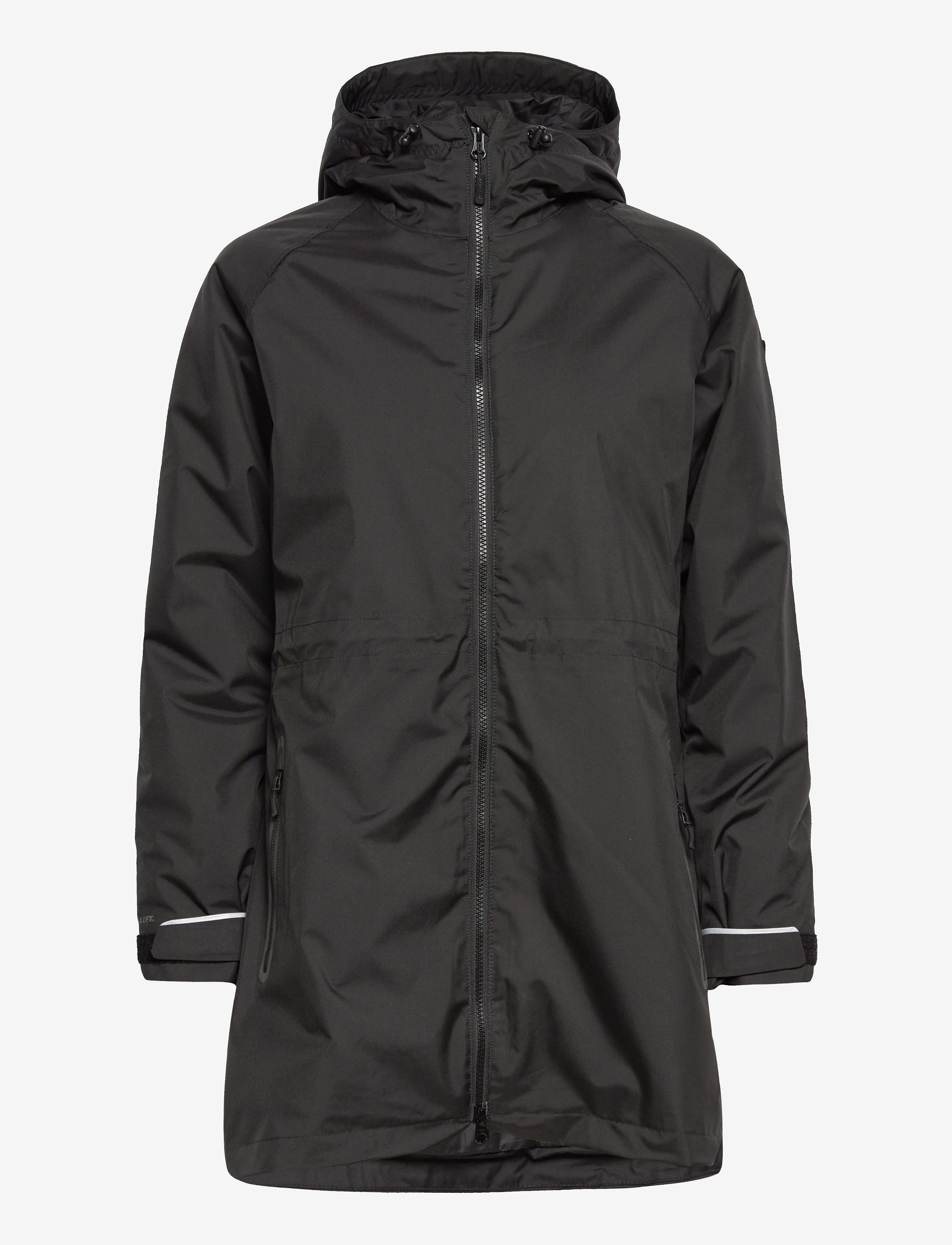 MUSTO W Corsica Long Pl Jkt Schwarz - L - Damen