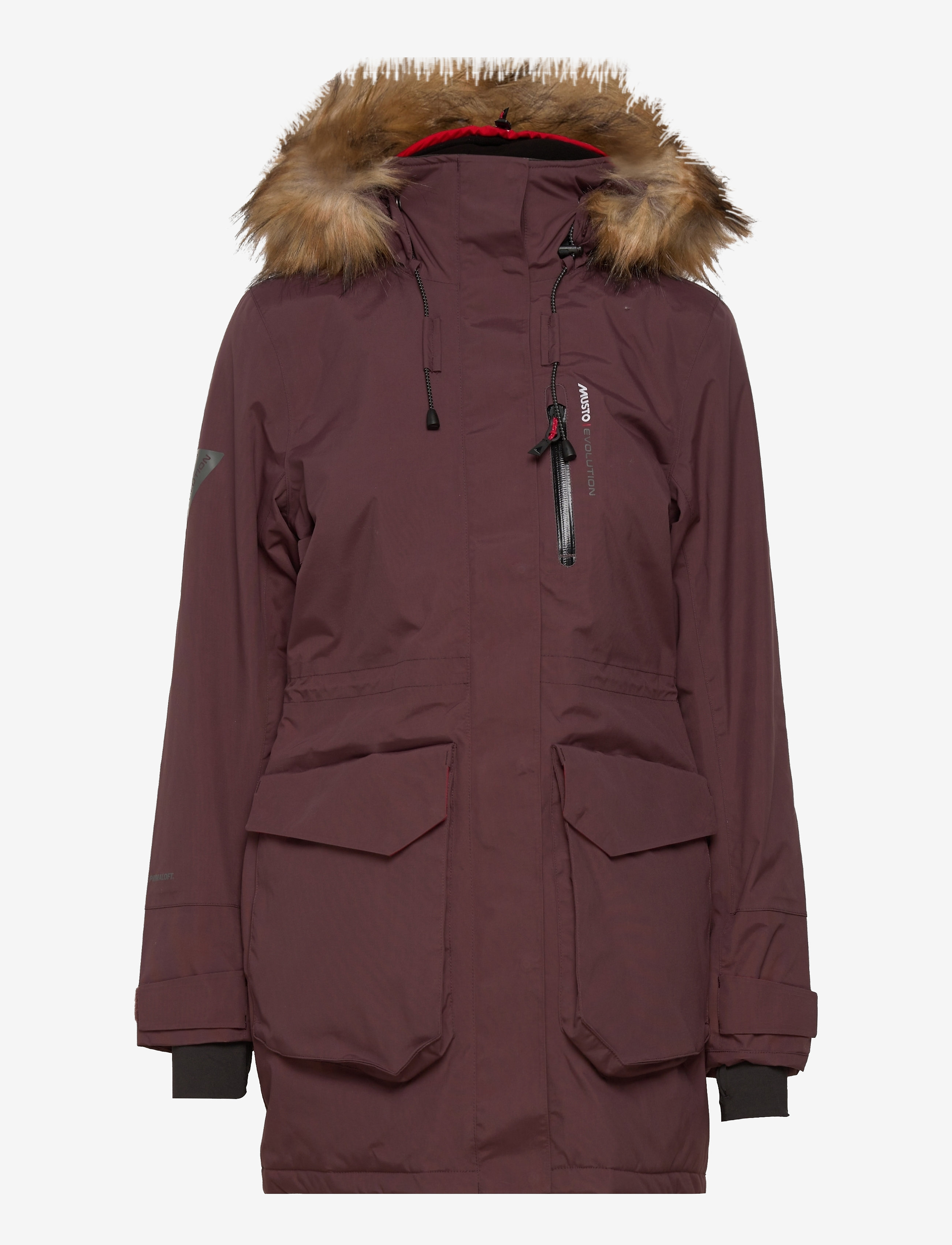 Musto W EVO PL PARKA - Parkas - FIG / red